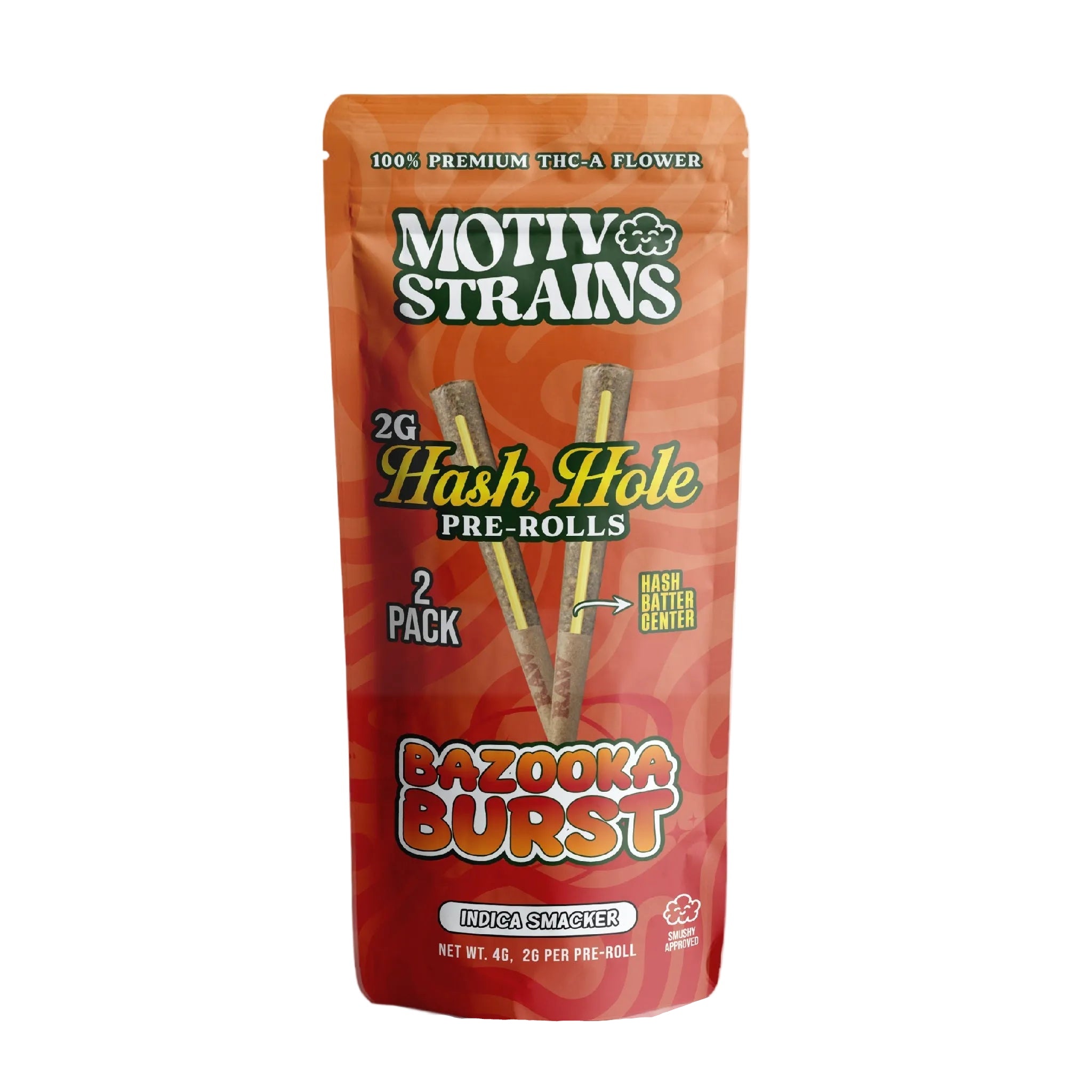 Motiv Strains THC-A Hash Hole Pre-Rolls - 2g (2ct)
