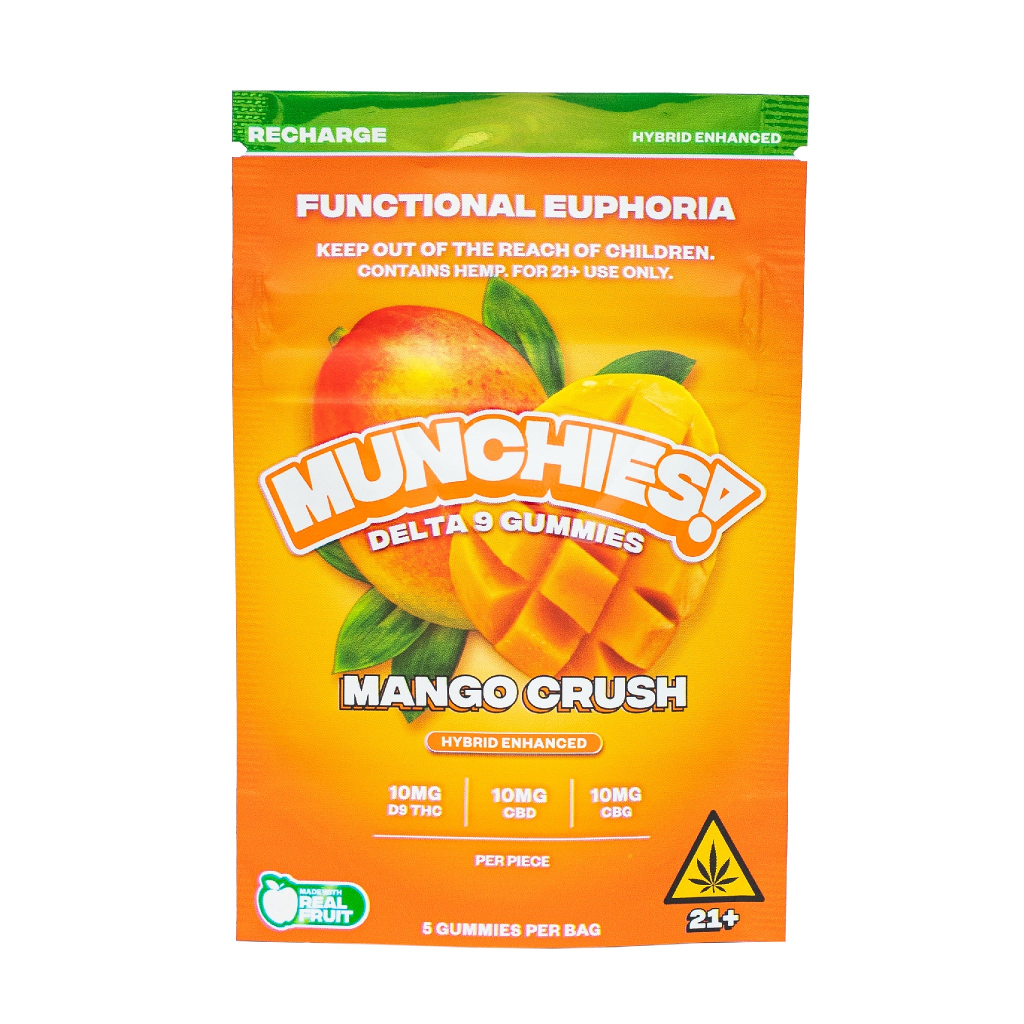 MUNCHIES! Functional Euphoria Delta 9 Boosted Gummies - 5ct - Image 3