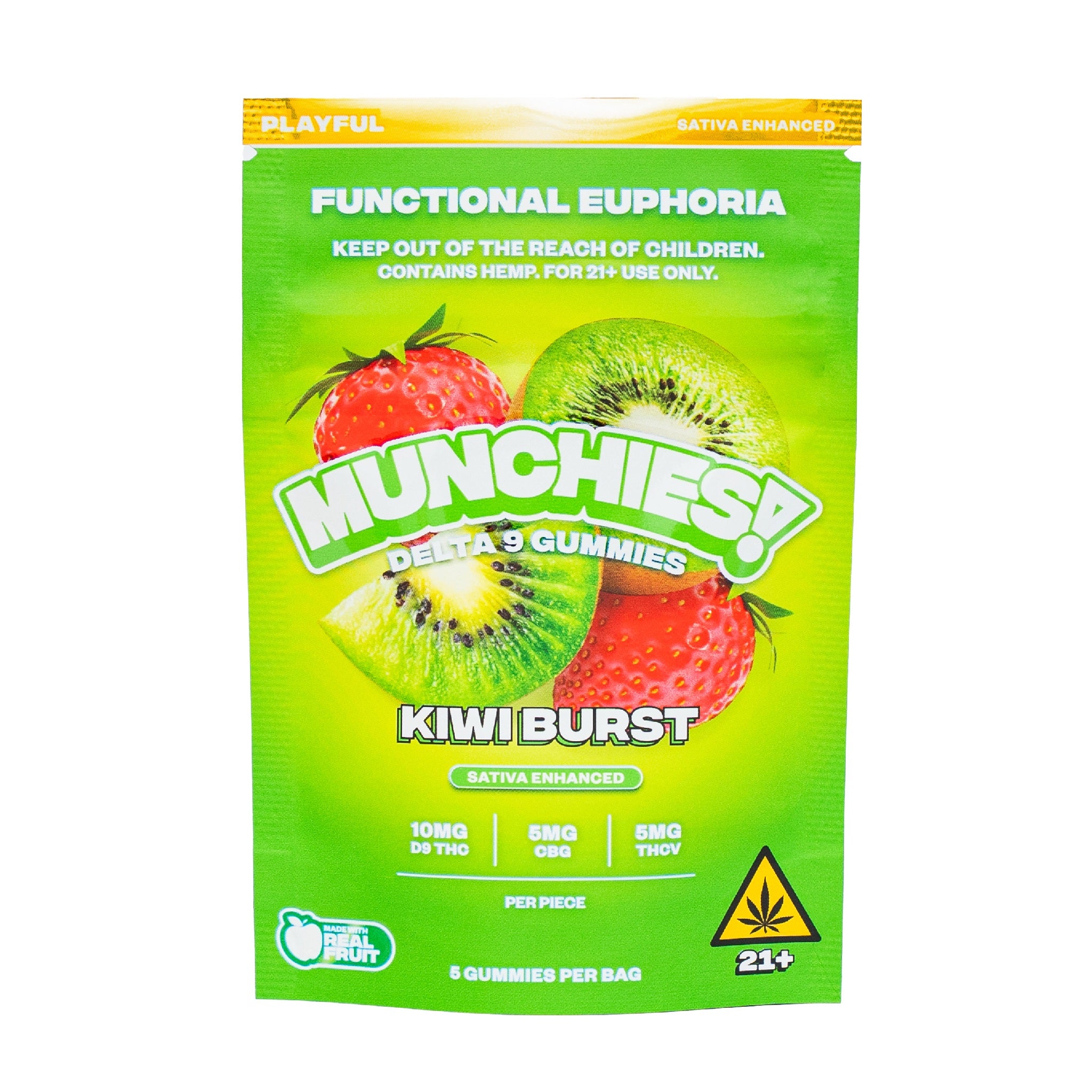 MUNCHIES! Functional Euphoria Delta 9 Boosted Gummies - 5ct - Image 2