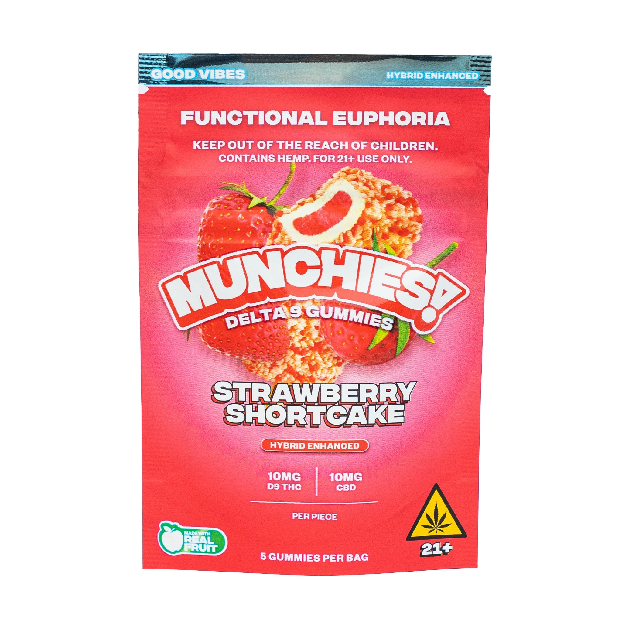 MUNCHIES! Functional Euphoria Delta 9 Boosted Gummies - 5ct - Image 6