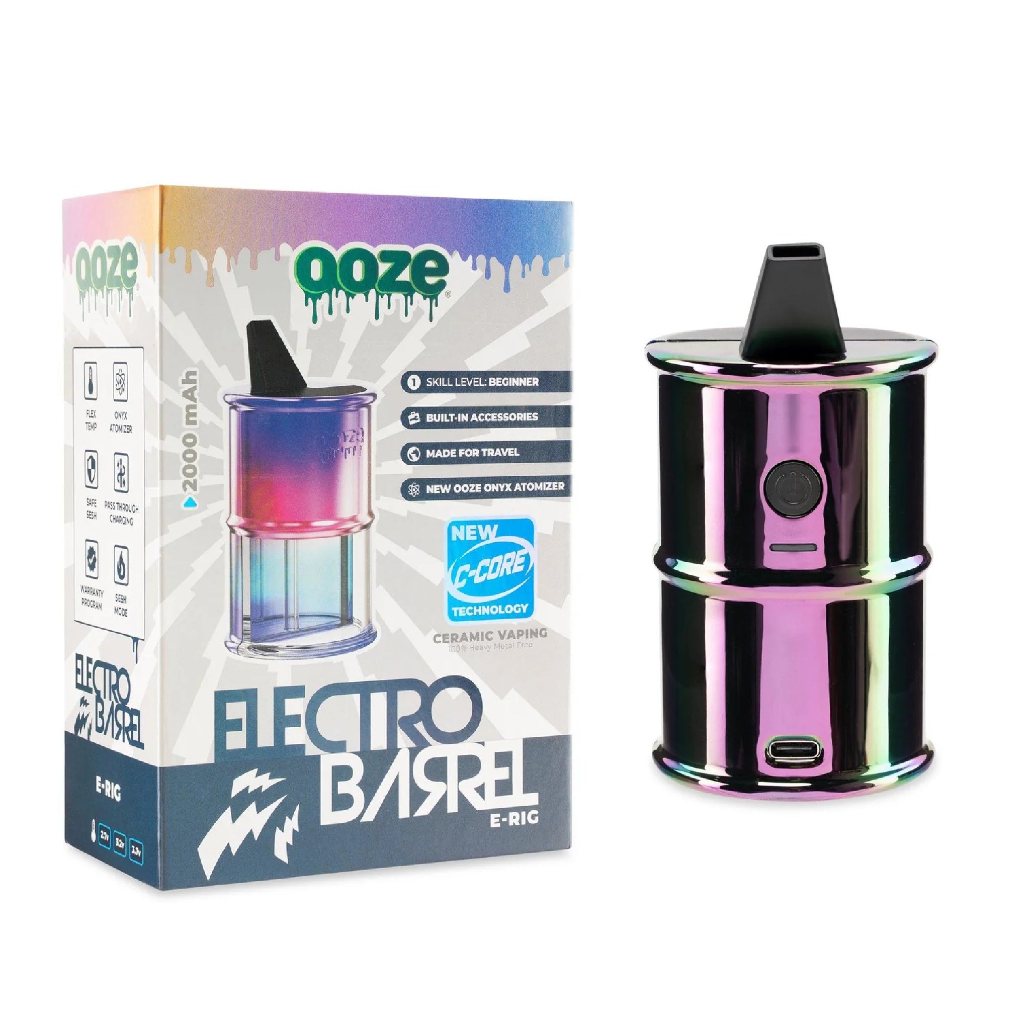Ooze Electro Barrel Dab Rig - Image 3