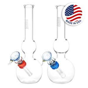 Phoenix Rising Classic Double Bubble Bong - 8in