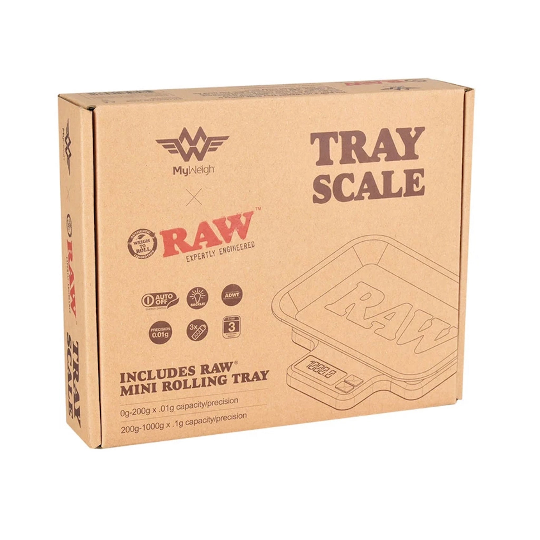 RAW X My Weigh Tray Scale - 1000g - Image 2