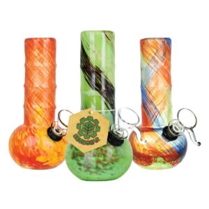 SeshGear Celebrate Joy Soft Glass Bong - 6in