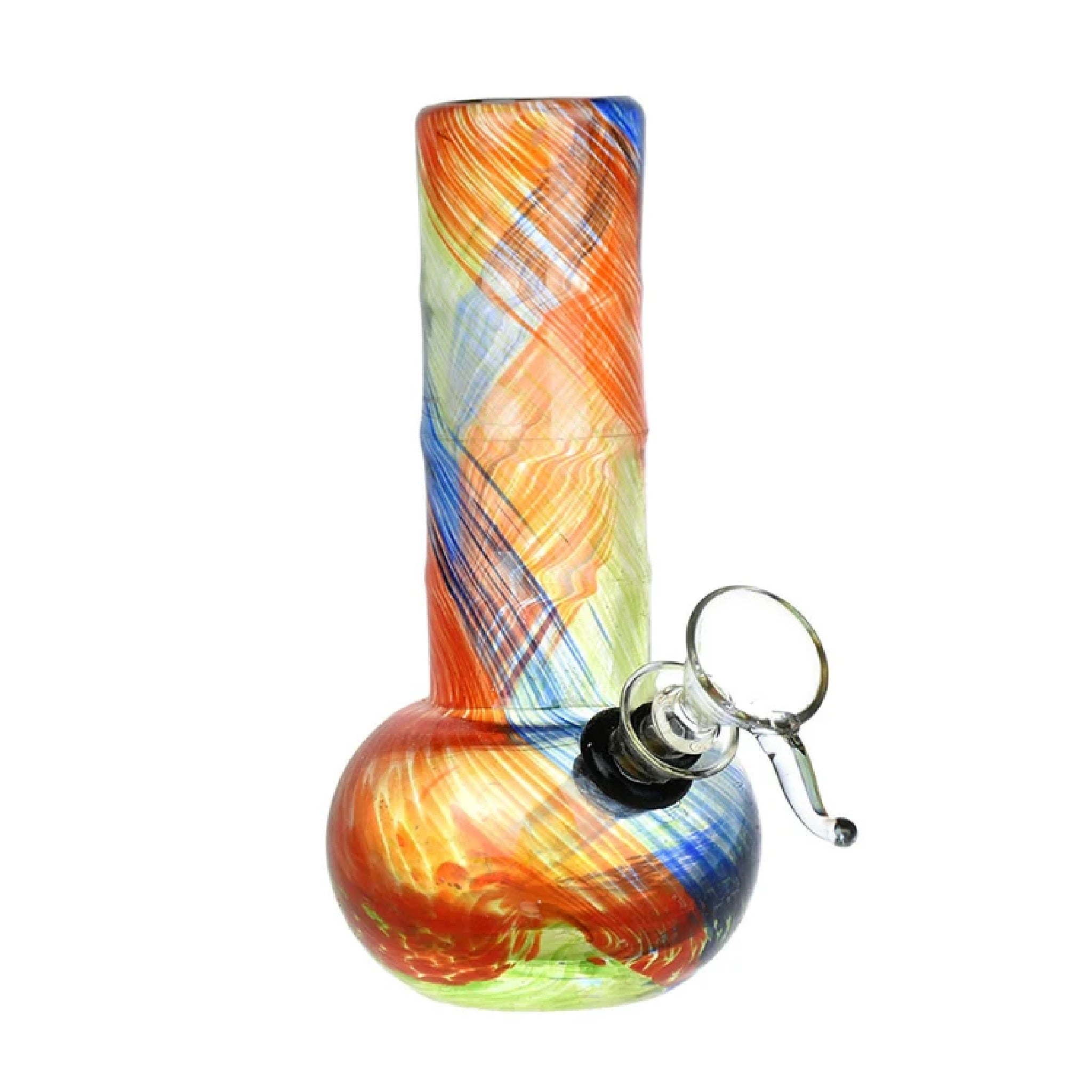 SeshGear Celebrate Joy Soft Glass Bong - 6in - Image 2