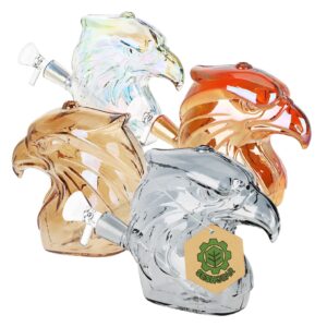SeshGear Eagle Eye Electroplated Bubbler- 4.75in