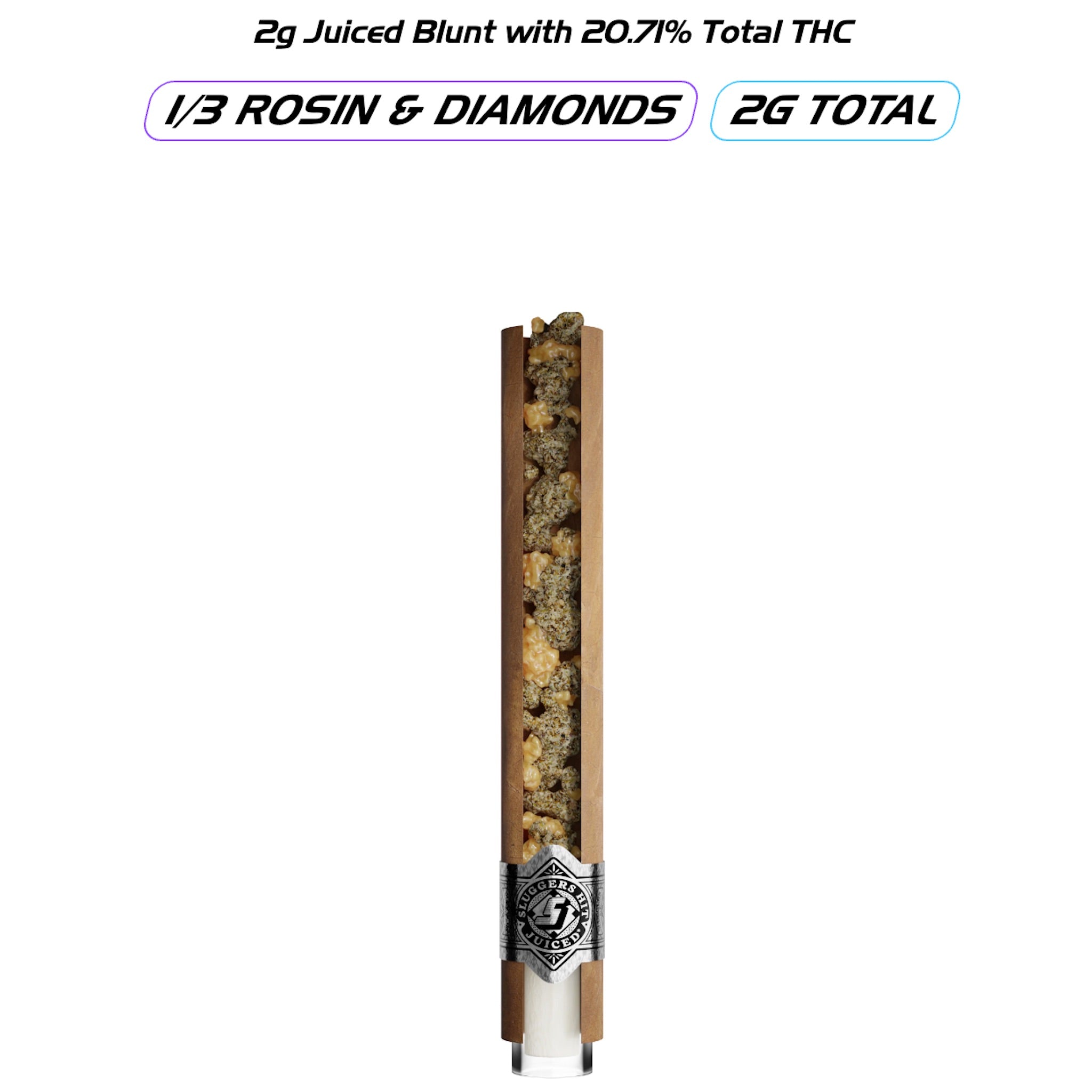 Sluggers Hit Infused THC-A Blunt - 2g - Image 3