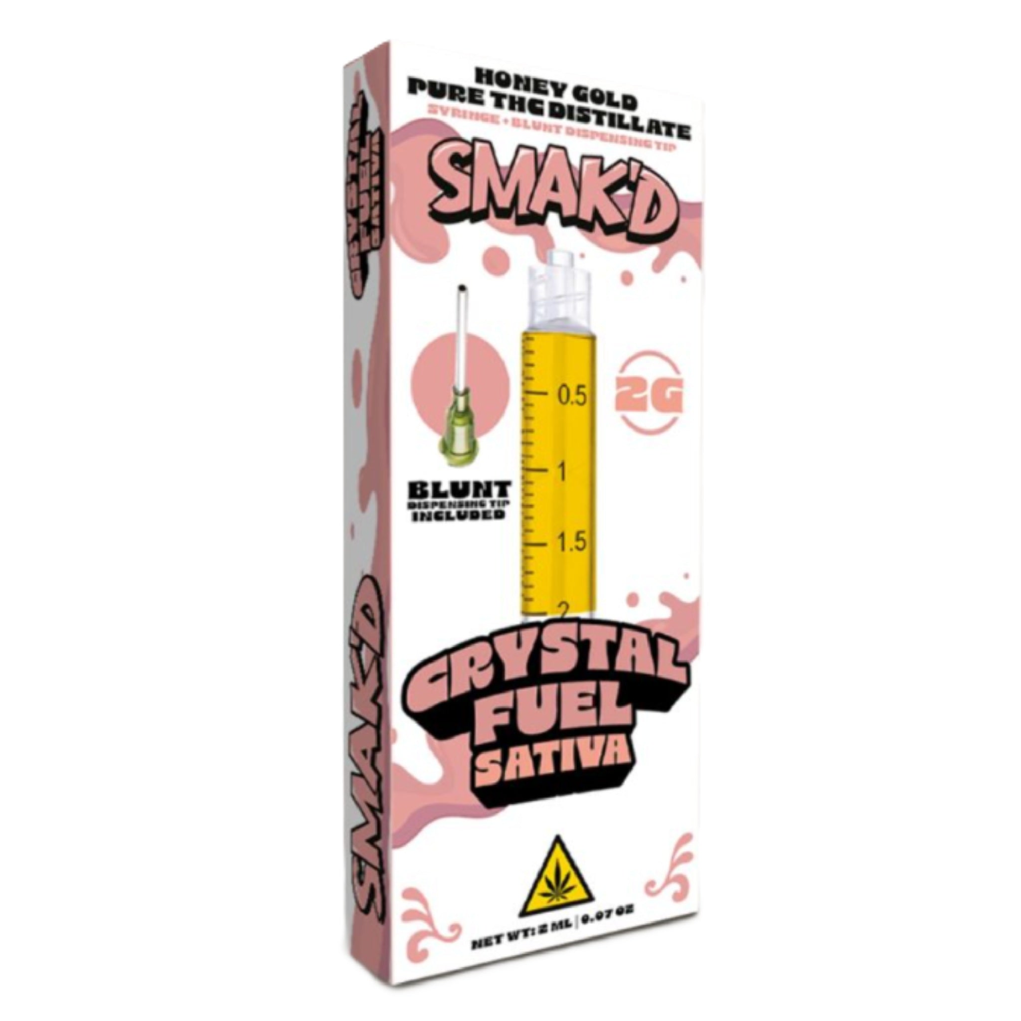 Smakd Honey Gold THC Pure Distillate Syringes + Blunt Tip - 2000mg - Image 6