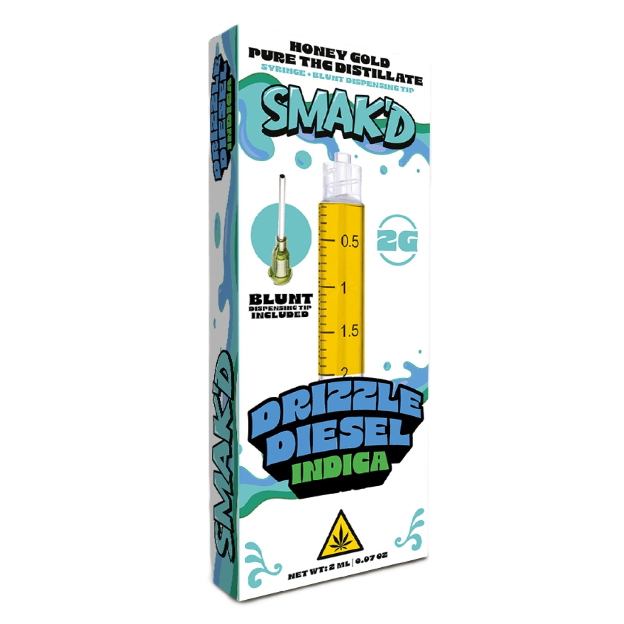 Smakd Honey Gold THC Pure Distillate Syringes + Blunt Tip - 2000mg - Image 5