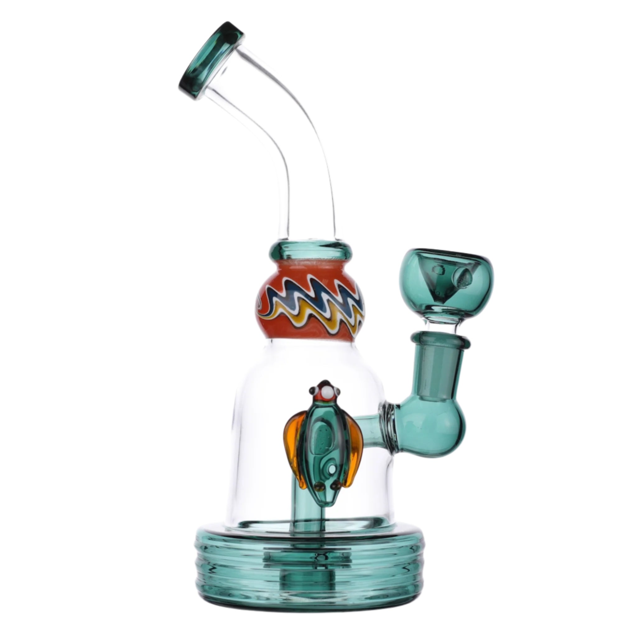 Smooth Swerve Percolator Bong - 6in - Image 4