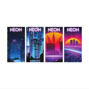 Snail Neon King Size Rolling Papers + Tips