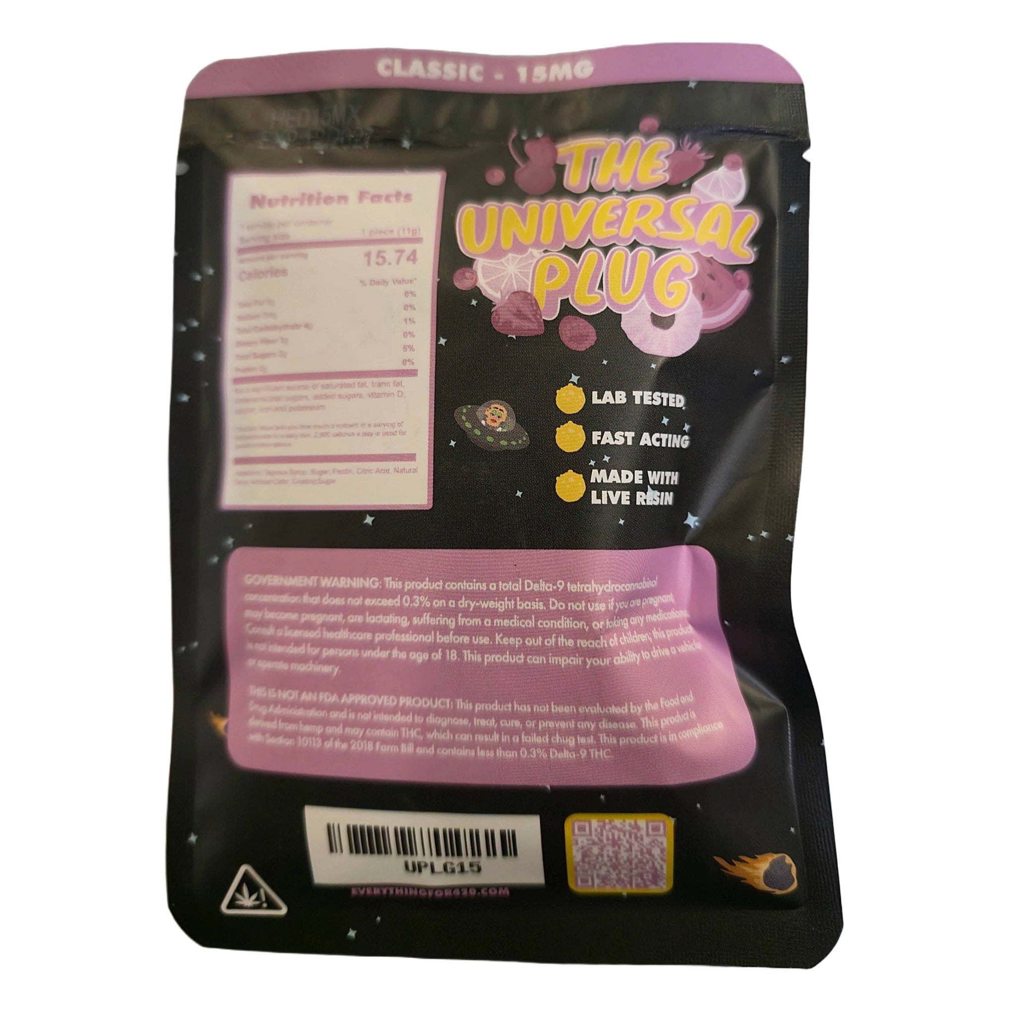 The Universal Plug THC Gummies - 15mg - Image 2