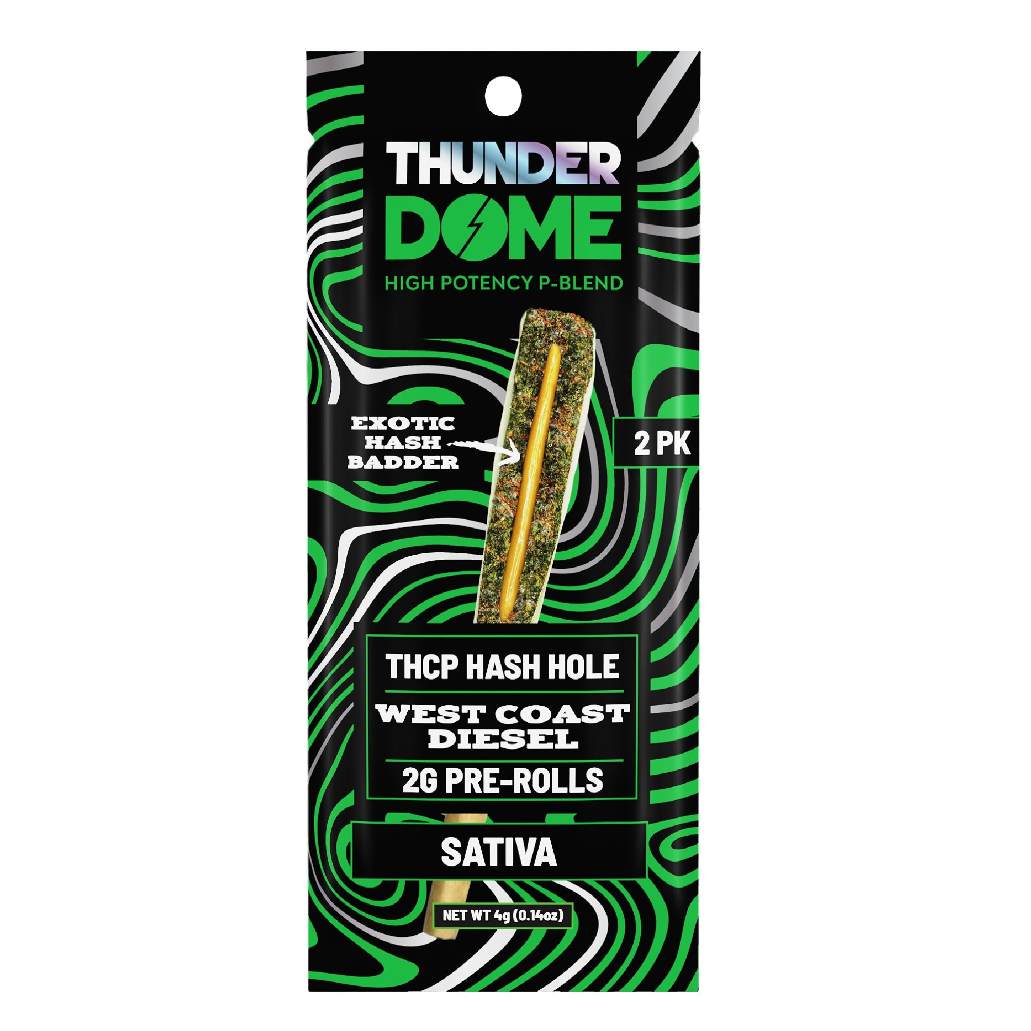 Thunder Dome THC-P Hash Holes - 4g (2ct) - Image 2