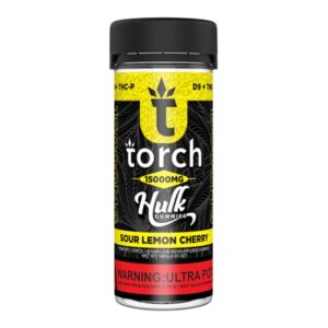 Torch Hulk Sour Lemon Cherry Gummies - 15000mg