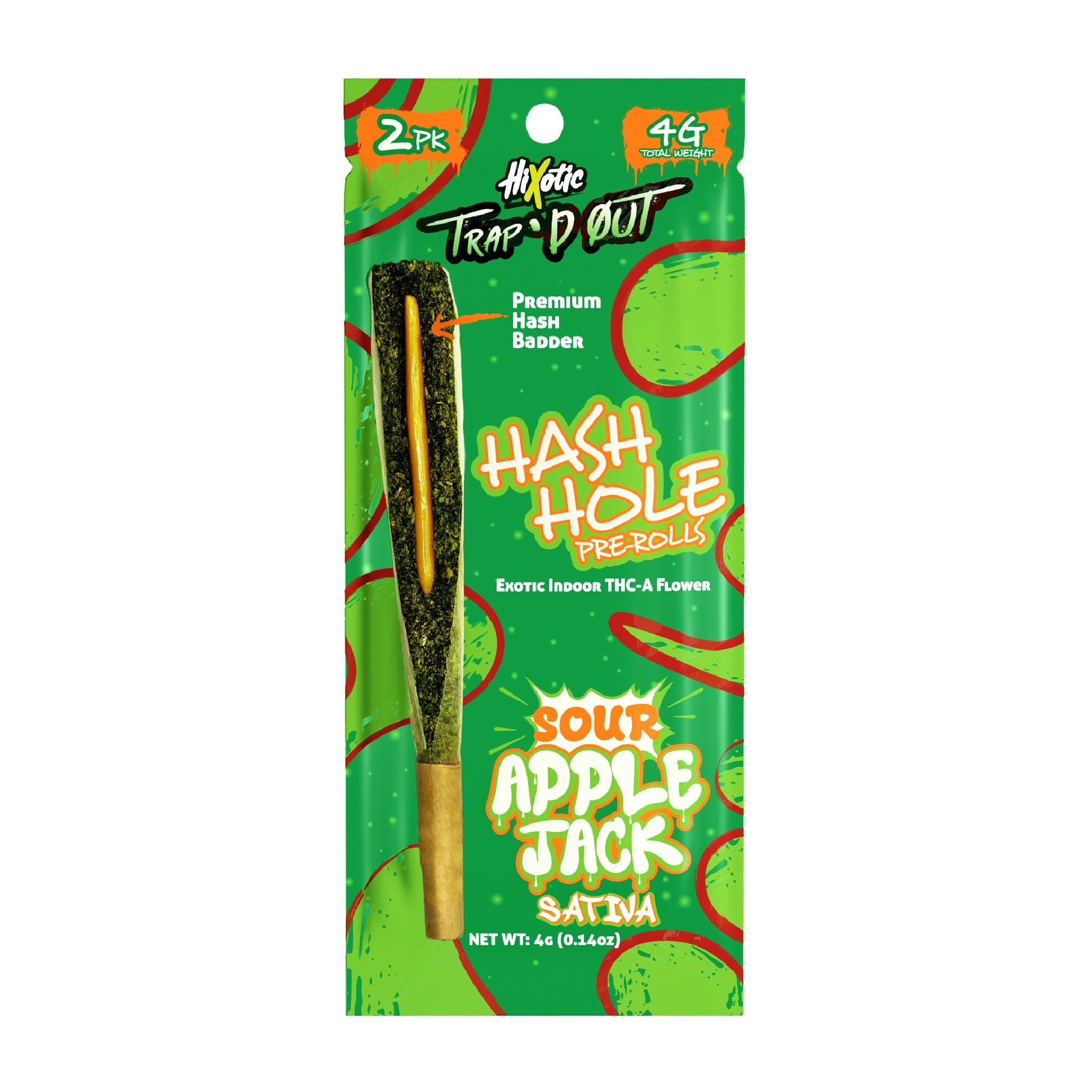 Trap'd Out Jeffrey Hash Holes - 4g