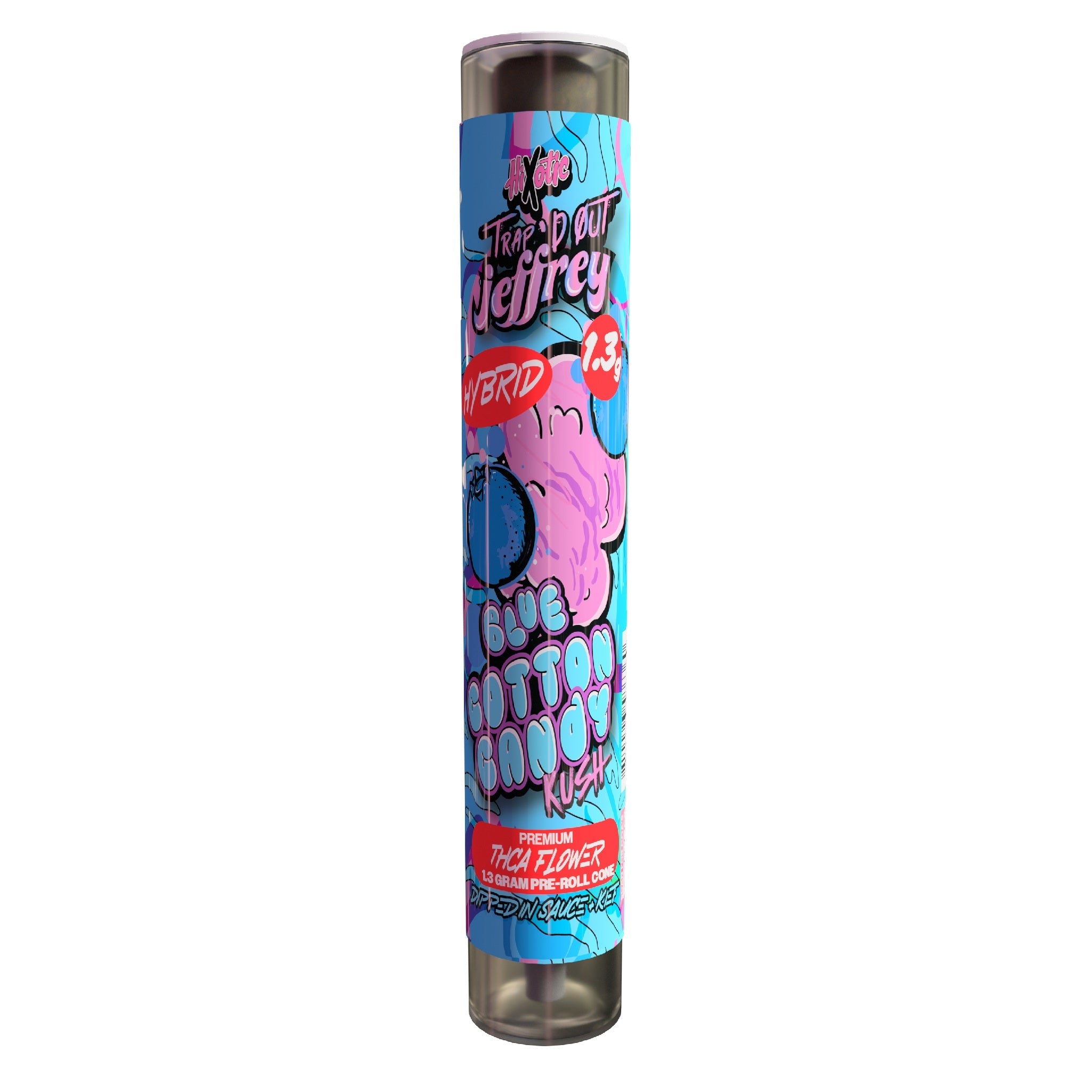Trap'D Out Jeffrey X Hixotic Premium THC-A Pre-Rolls - 1.3g - Image 2