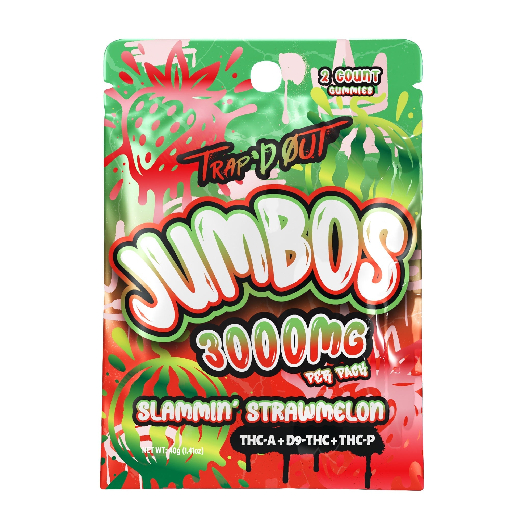 Trap'd Out Jumbo Gummies - 3000mg (2ct) - Image 3
