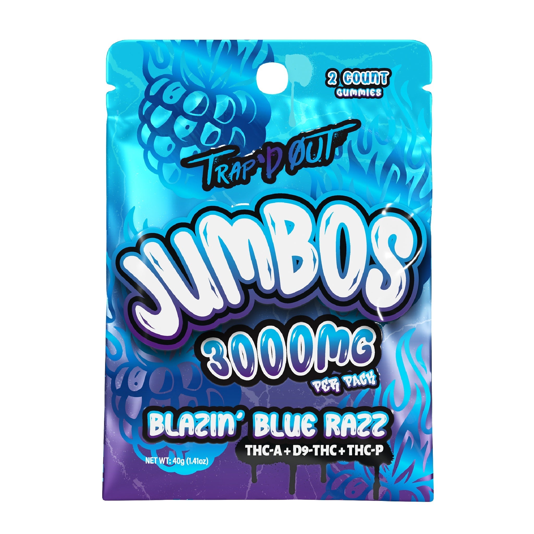Trap'd Out Jumbo Gummies - 3000mg (2ct) - Image 2