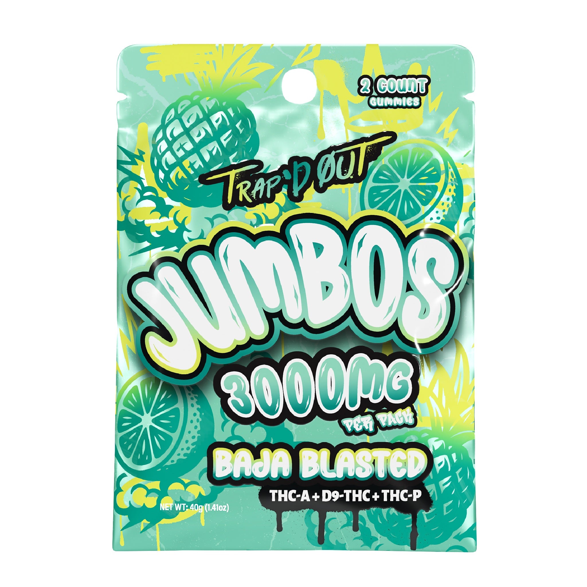 Trap'd Out Jumbo Gummies - 3000mg (2ct)