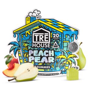 Tre House Peach Pear Delta 9 Gummies - 400mg (20ct)