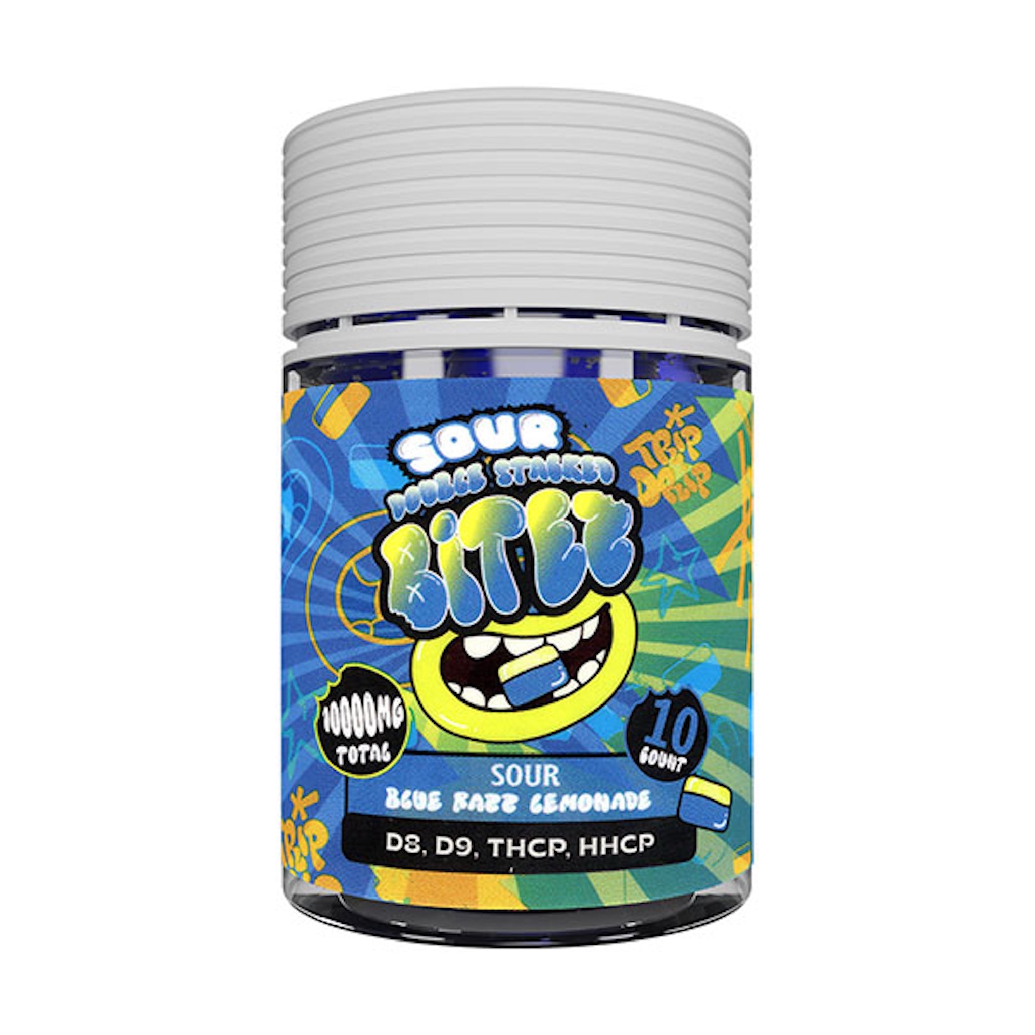 Trip Drip Sour Double Stacked Bites - 10,000mg (10ct)