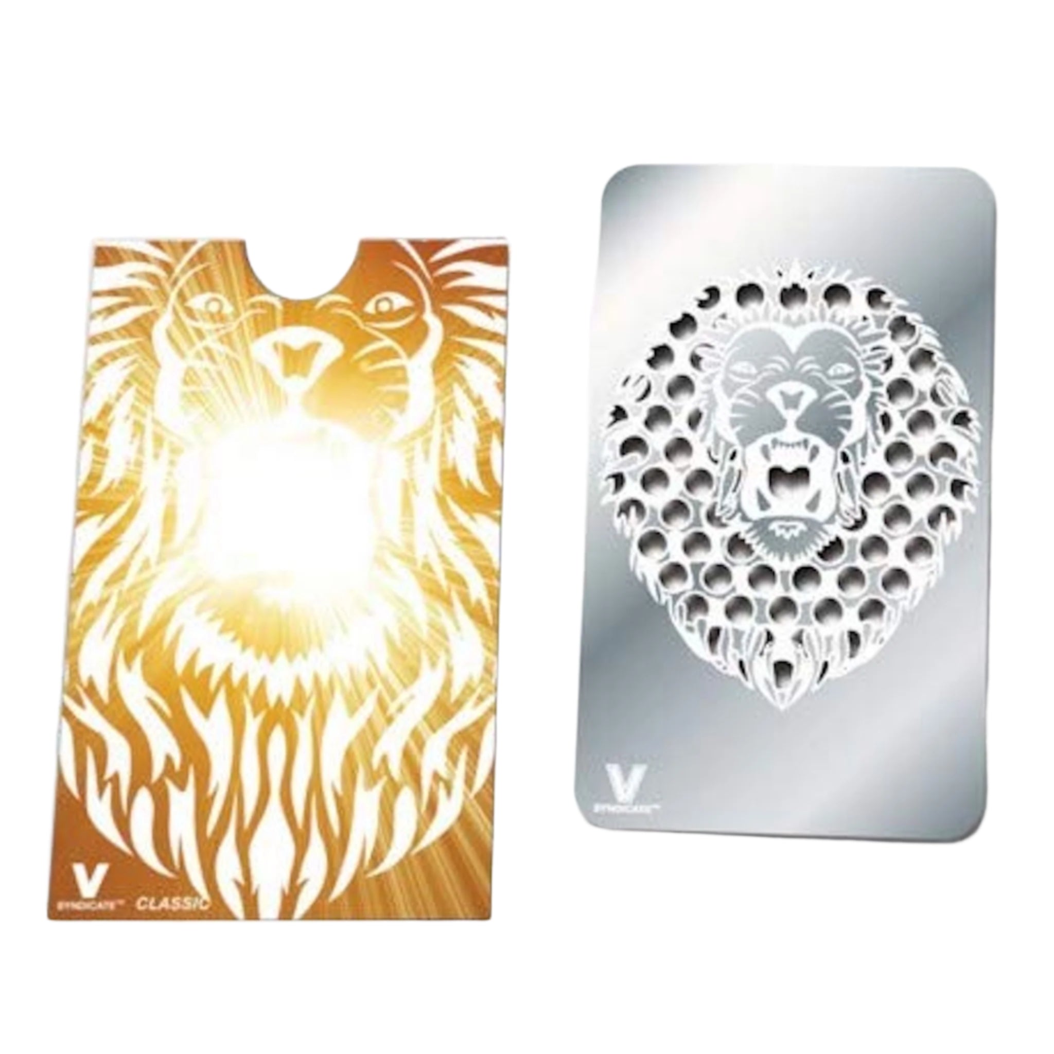 V Syndicate Lion Nonstick Grinder Card
