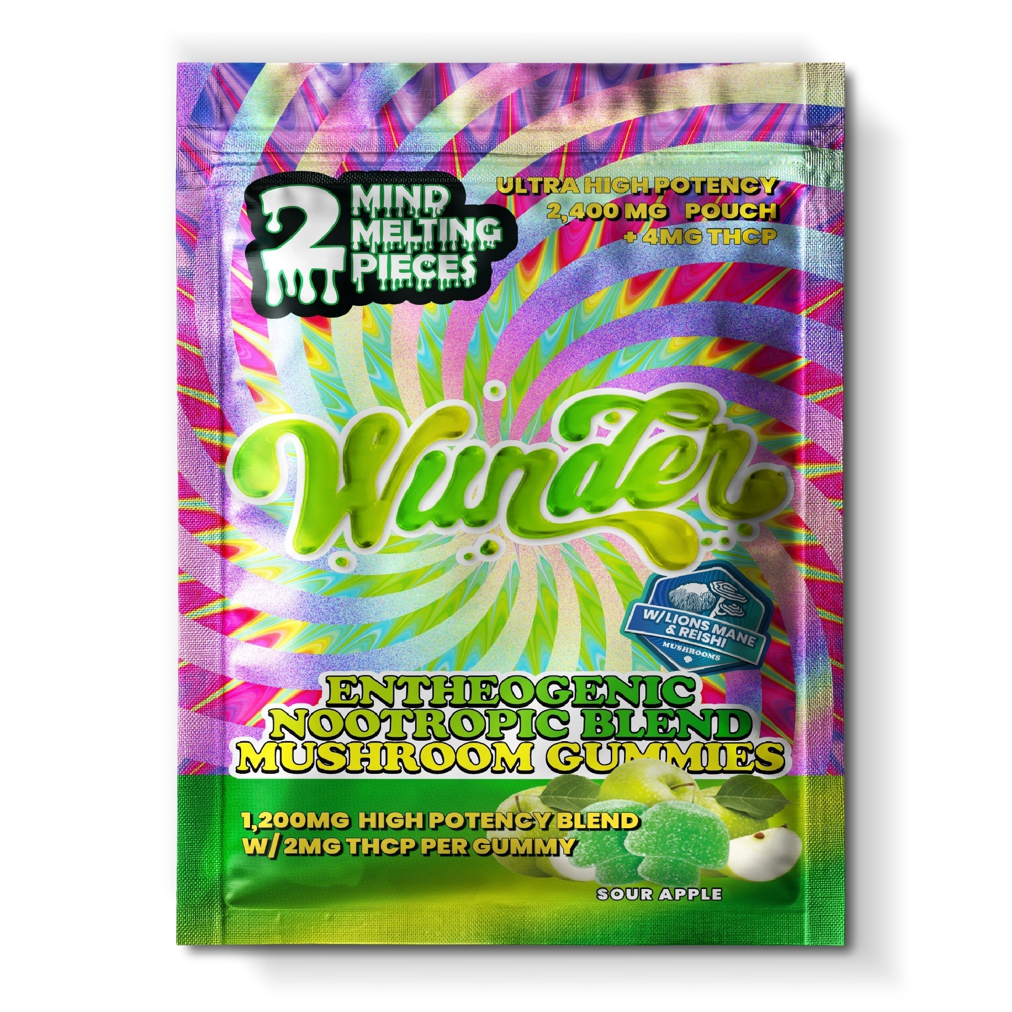 Wunder Ultra High Potency Entheogenic Mushroom Gummies - 2400mg - Image 2