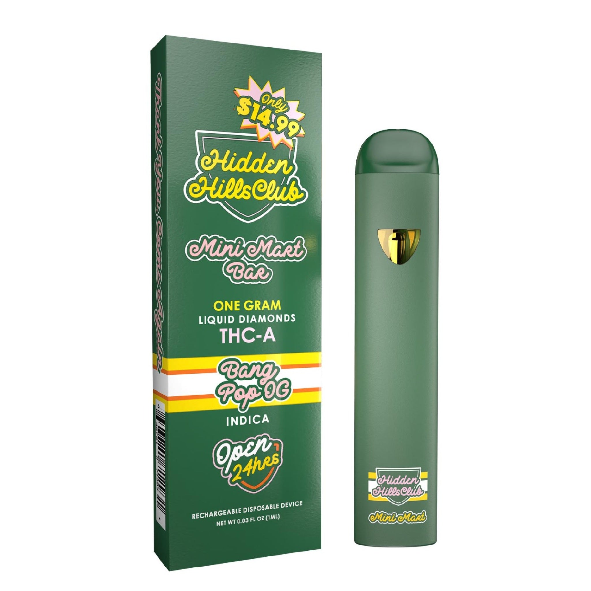 Hidden Hills Liquid Diamonds THC-A Mini Mart Device - 1000mg - Image 10