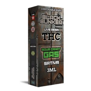 Black Bunker THC Live Resin Device - 3000mg