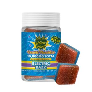 Hidden Hills Double Troublez Stacked Nano D9 + THC-P Gummies - 10,000mg
