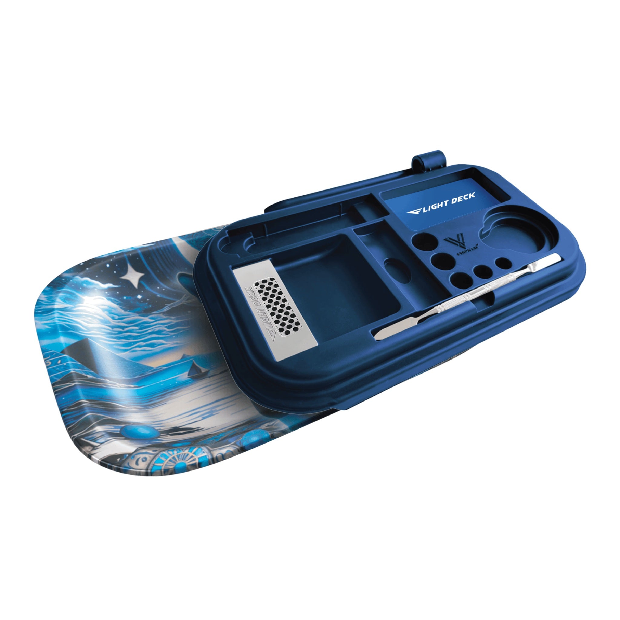 Flight Deck - Slide-On Accessorized Lid w/ Rolling Tray - Image 2