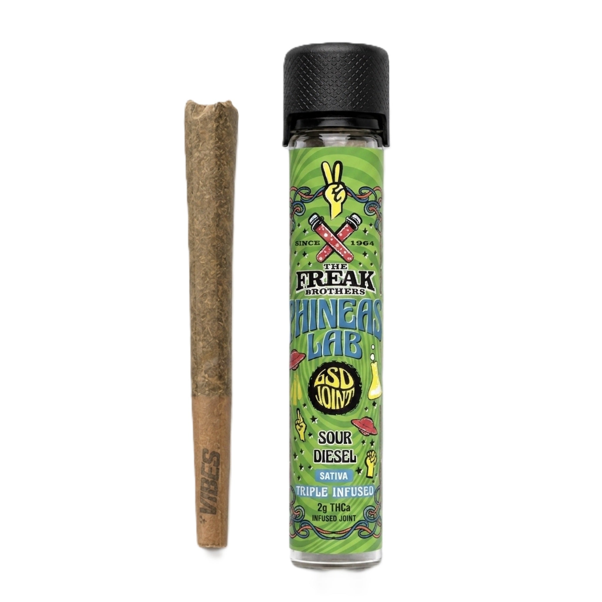 Freak Brothers Phineas Lab THC-A Pre-roll - 2g - Image 4