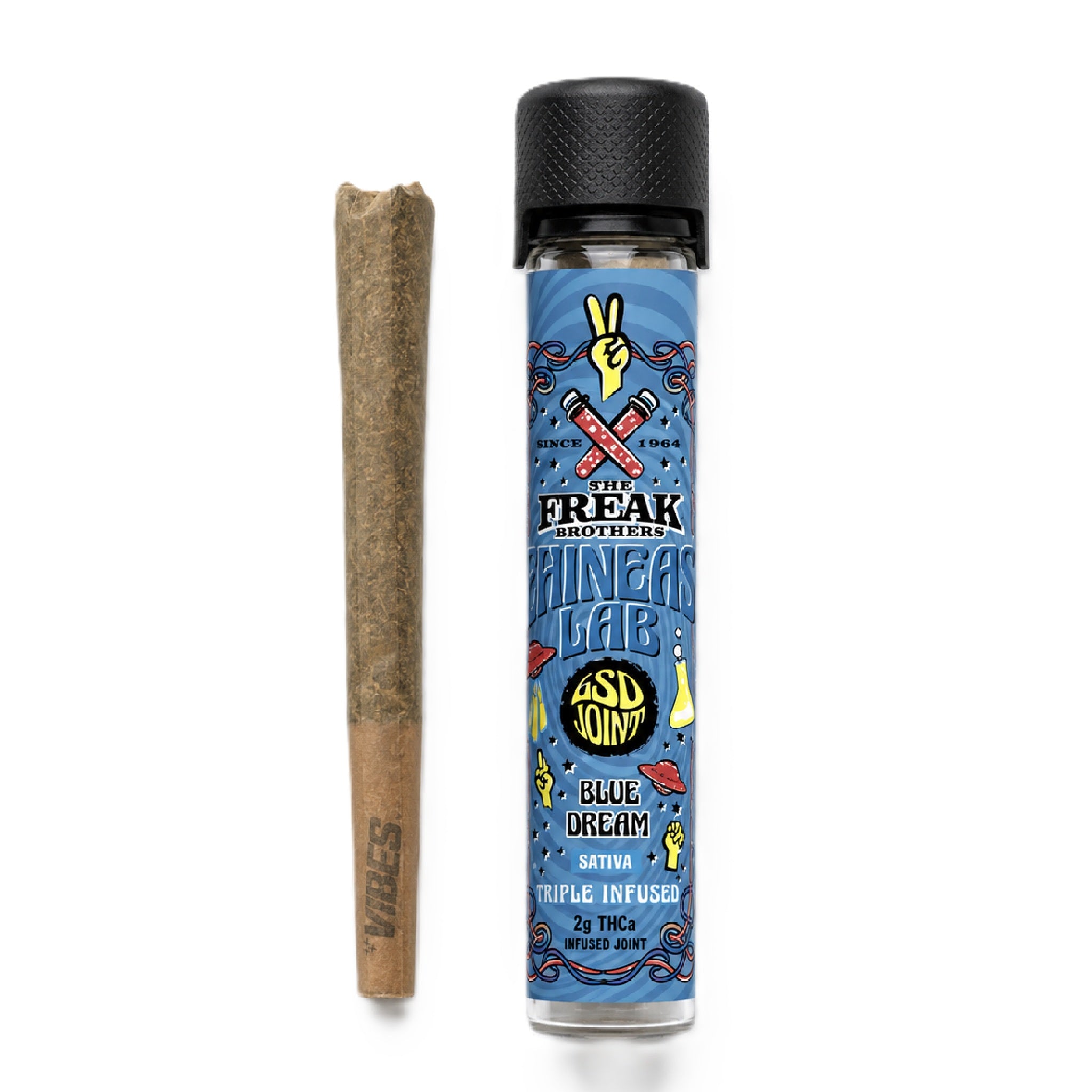 Freak Brothers Phineas Lab THC-A Pre-roll - 2g - Image 3