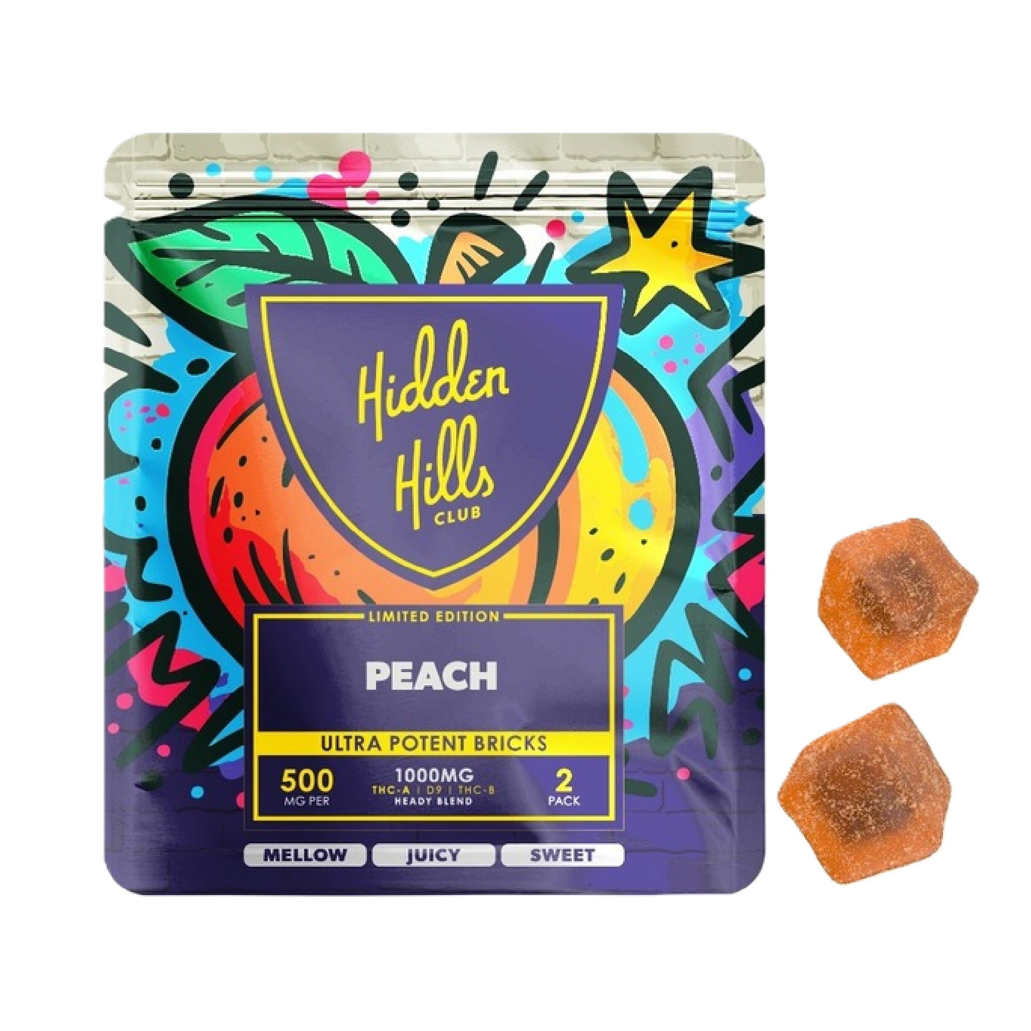 Hidden Hills Limited Edition Ultra Potent THC Gummies (2pk) - 1000mg - Image 6