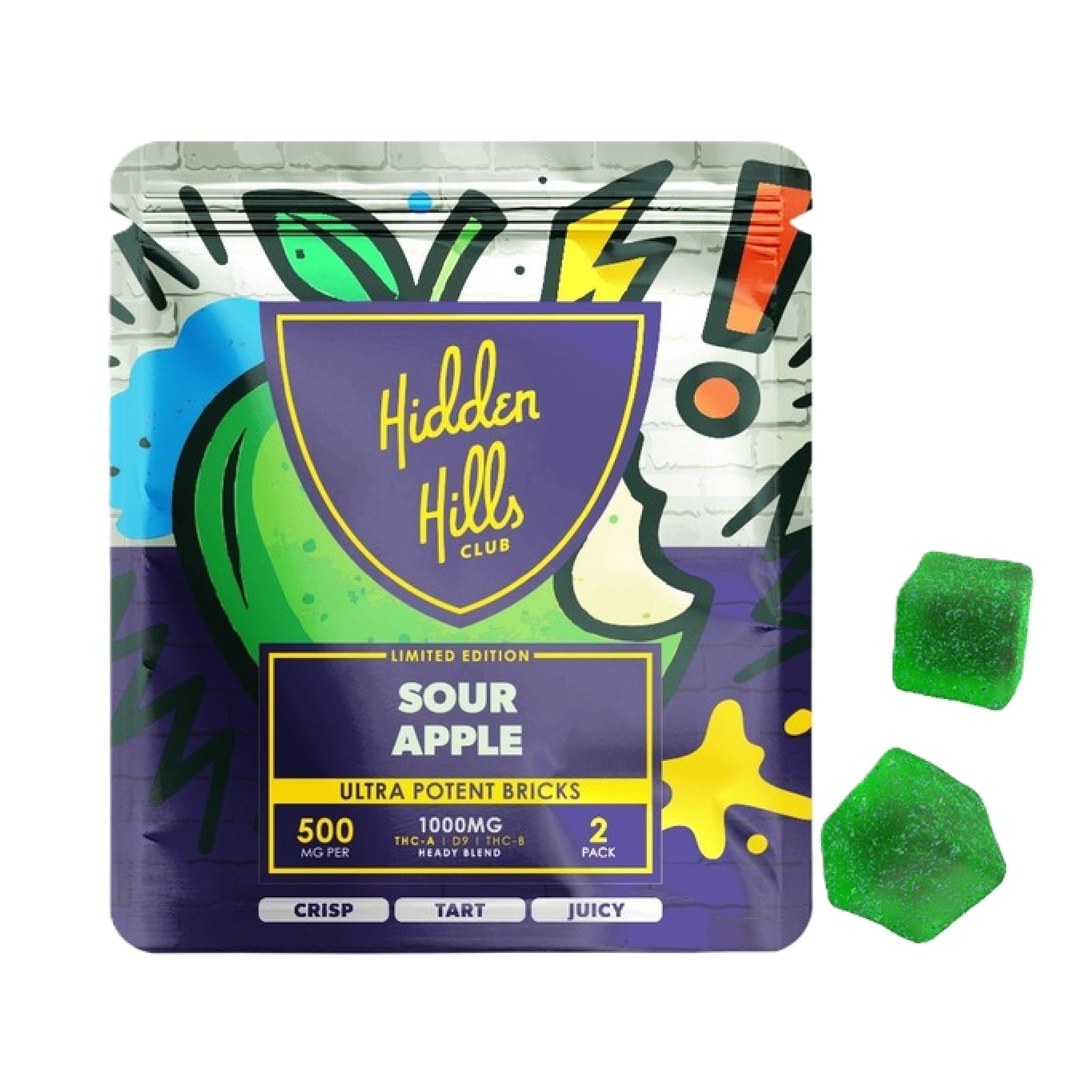 Hidden Hills Limited Edition Ultra Potent THC Gummies (2pk) - 1000mg - Image 5
