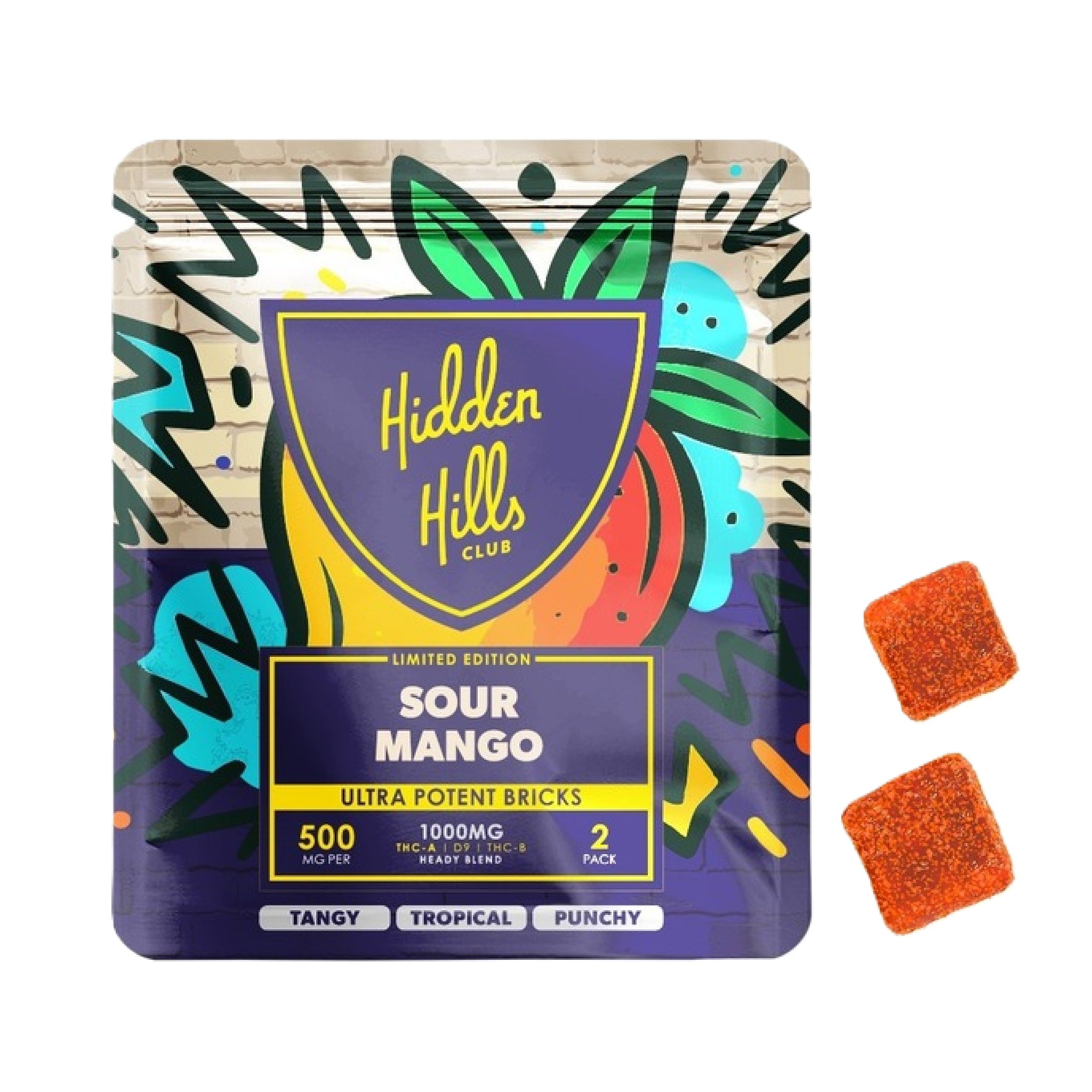 Hidden Hills Limited Edition Ultra Potent THC Gummies (2pk) - 1000mg - Image 3