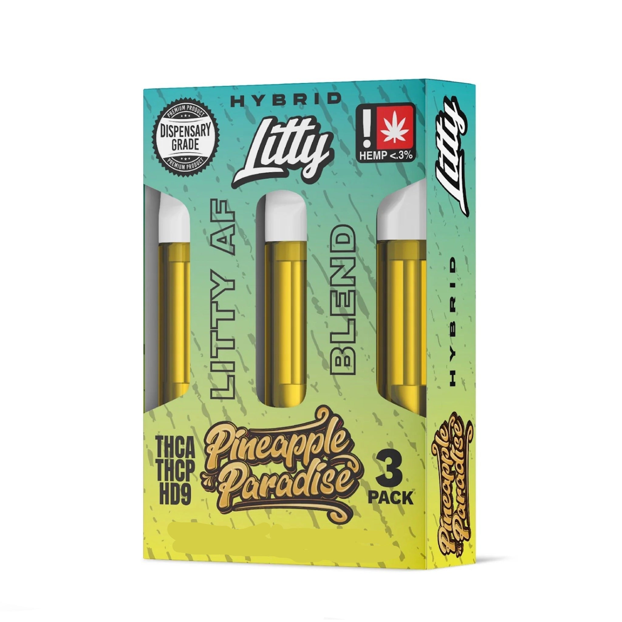 Litty AF Blend Pineapple Paradise Device - 3 Pack