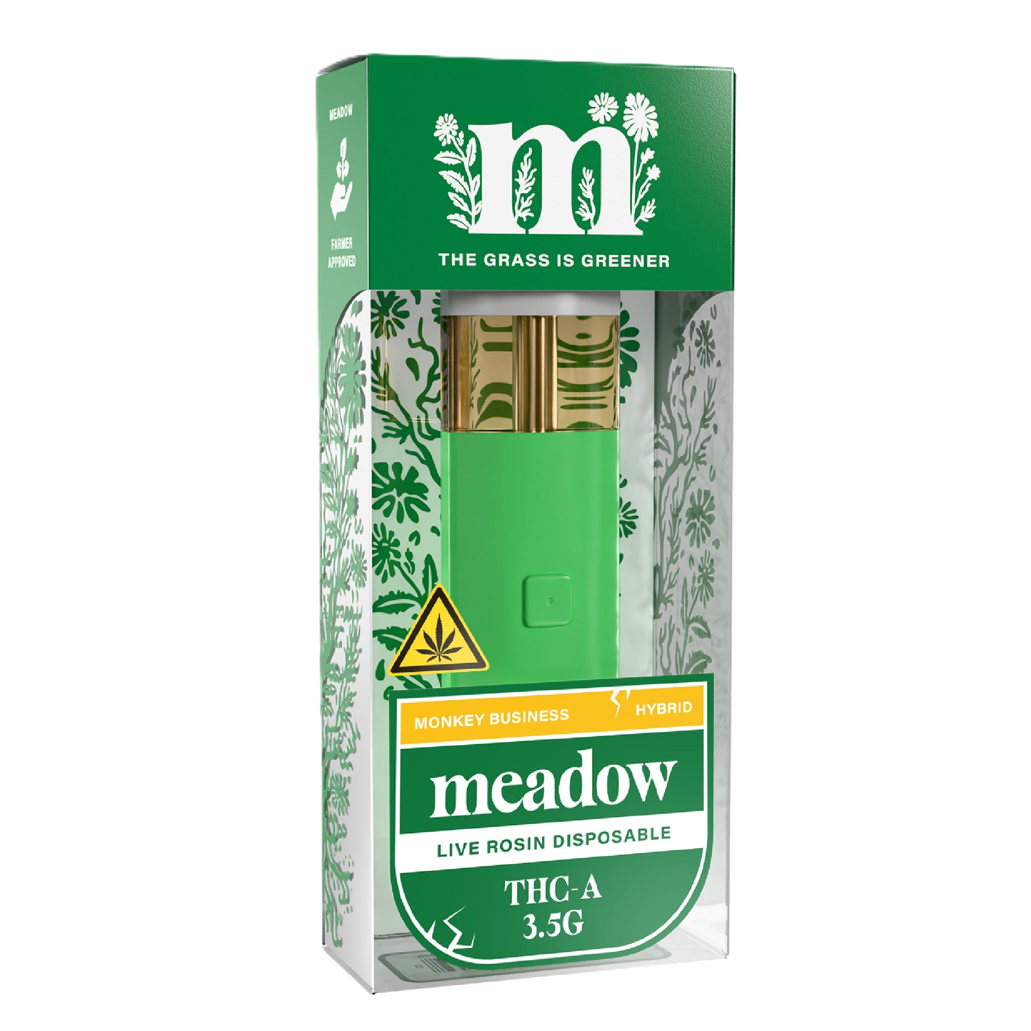 Meadow THC-A Live Rosin Device - 3500mg