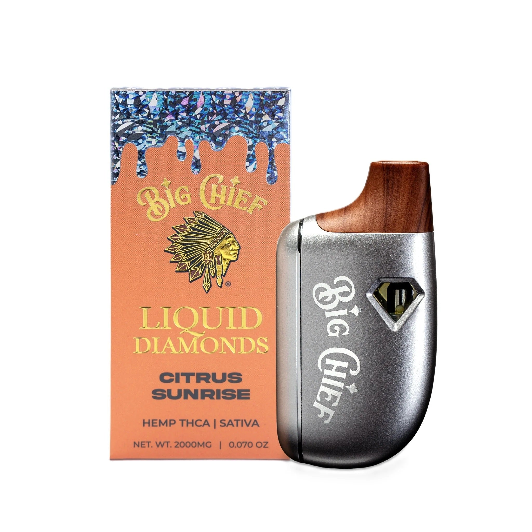 Big Chief 99% Pure Liquid Diamonds Device - 2000mg - Image 3