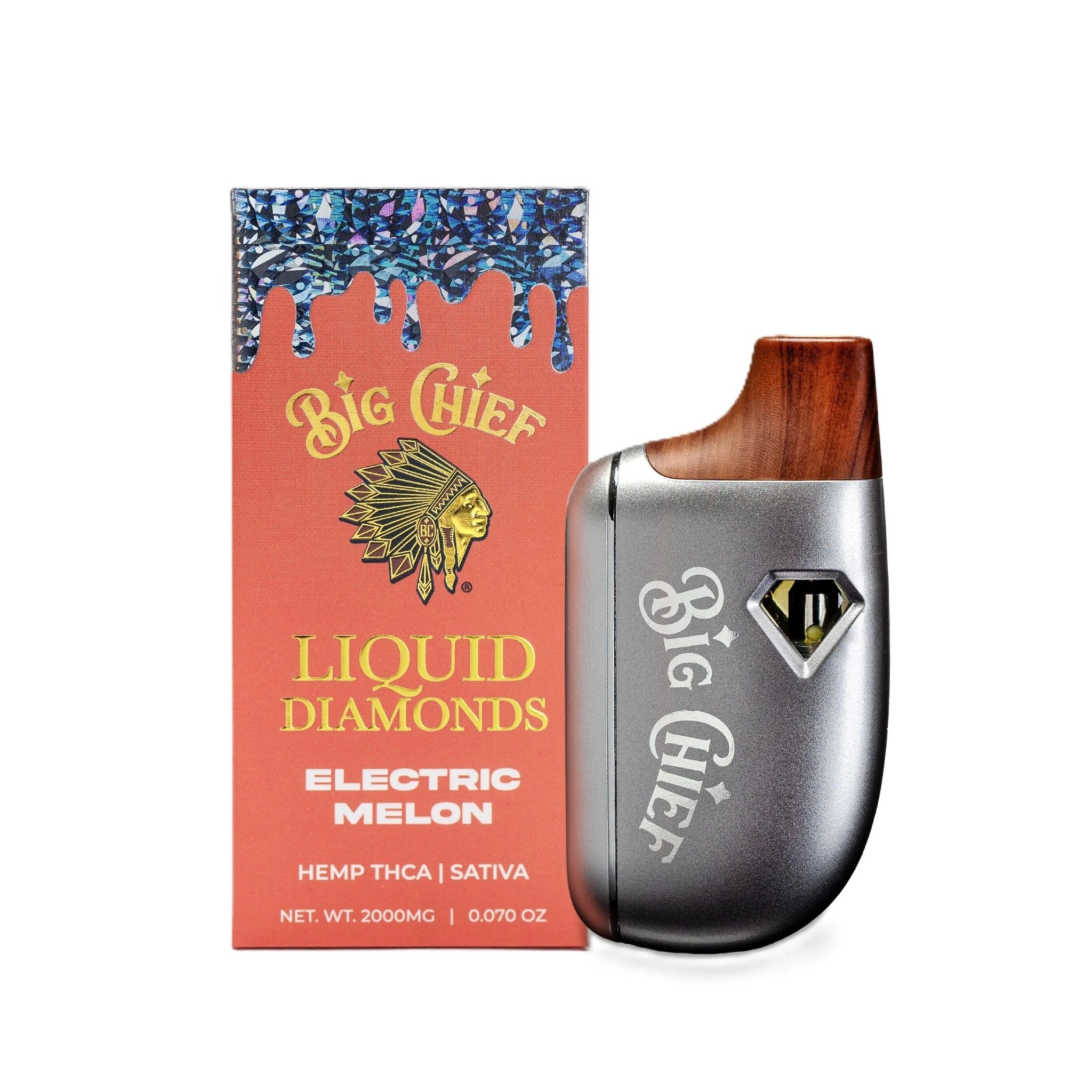 Big Chief 99% Pure Liquid Diamonds Device - 2000mg - Image 2