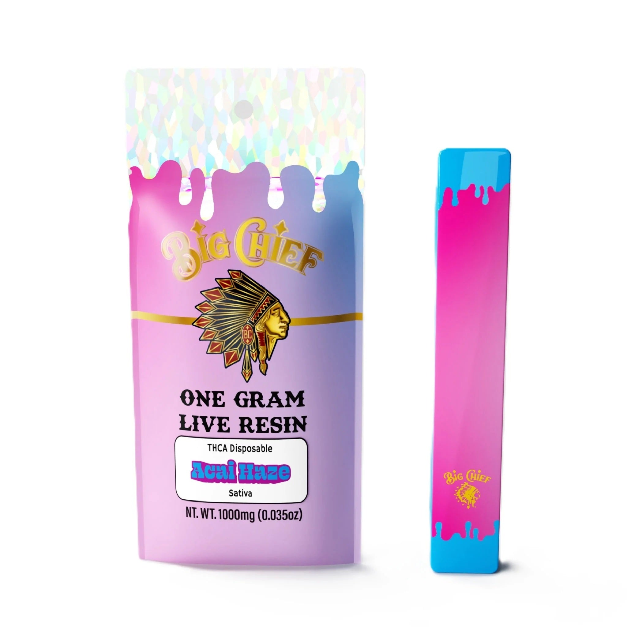 Big Chief Live Resin THC-A Device - 1000mg - Image 3