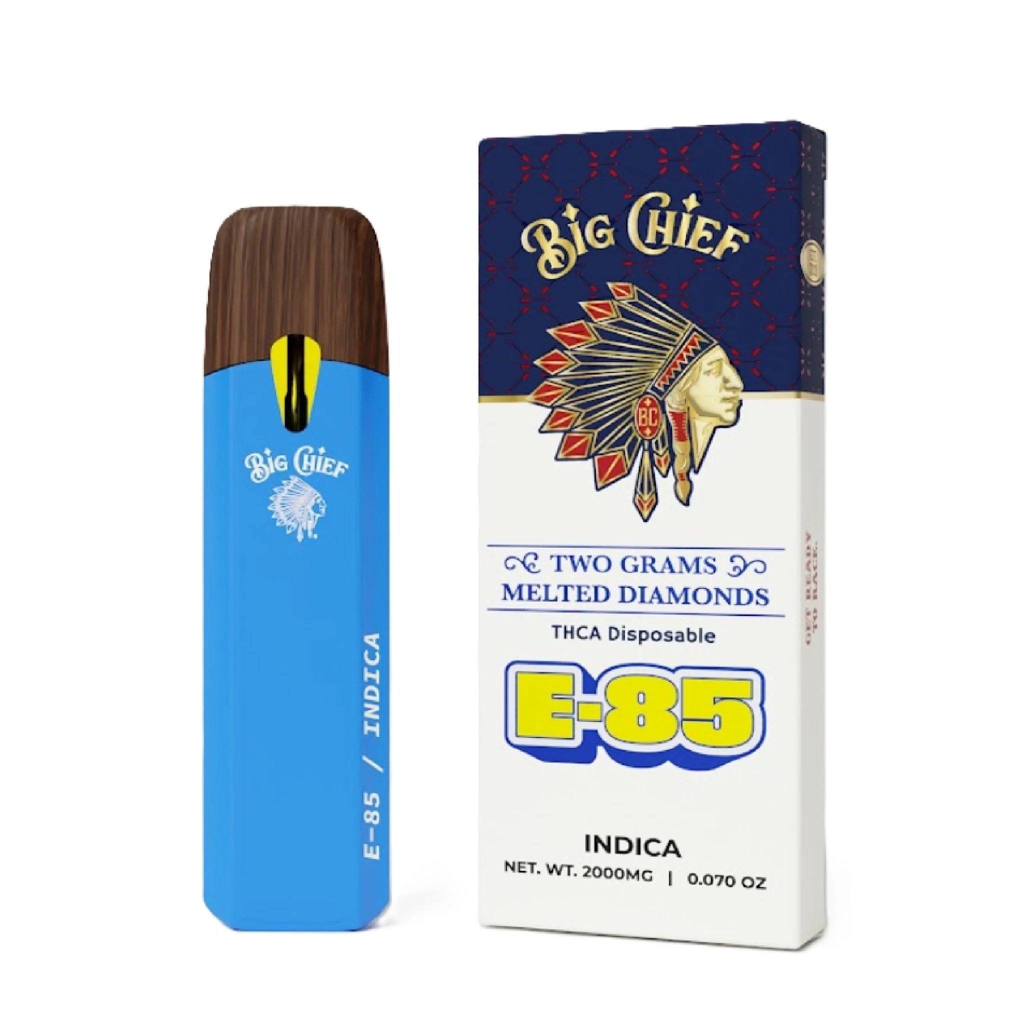 Big Chief Melted Diamonds THC-A Device - 2000mg - Image 6