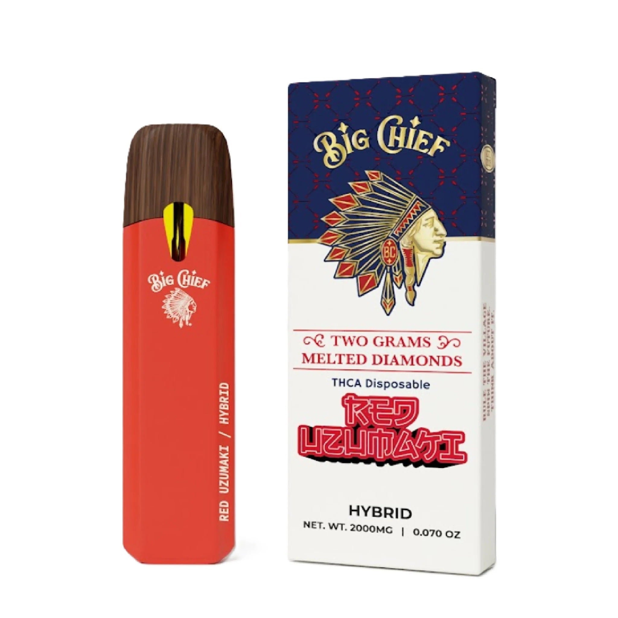Big Chief Melted Diamonds THC-A Device - 2000mg - Image 5