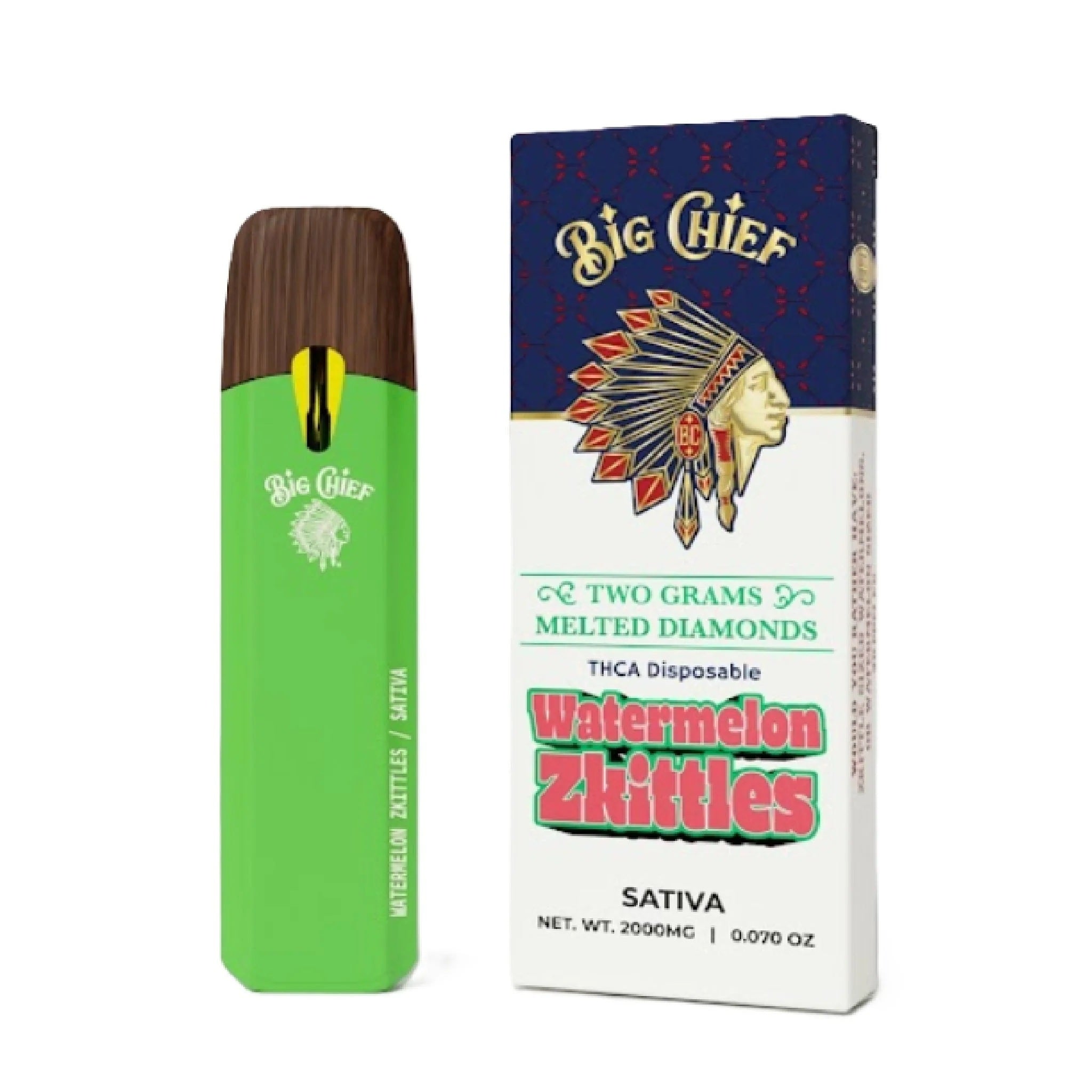 Big Chief Melted Diamonds THC-A Device - 2000mg - Image 4