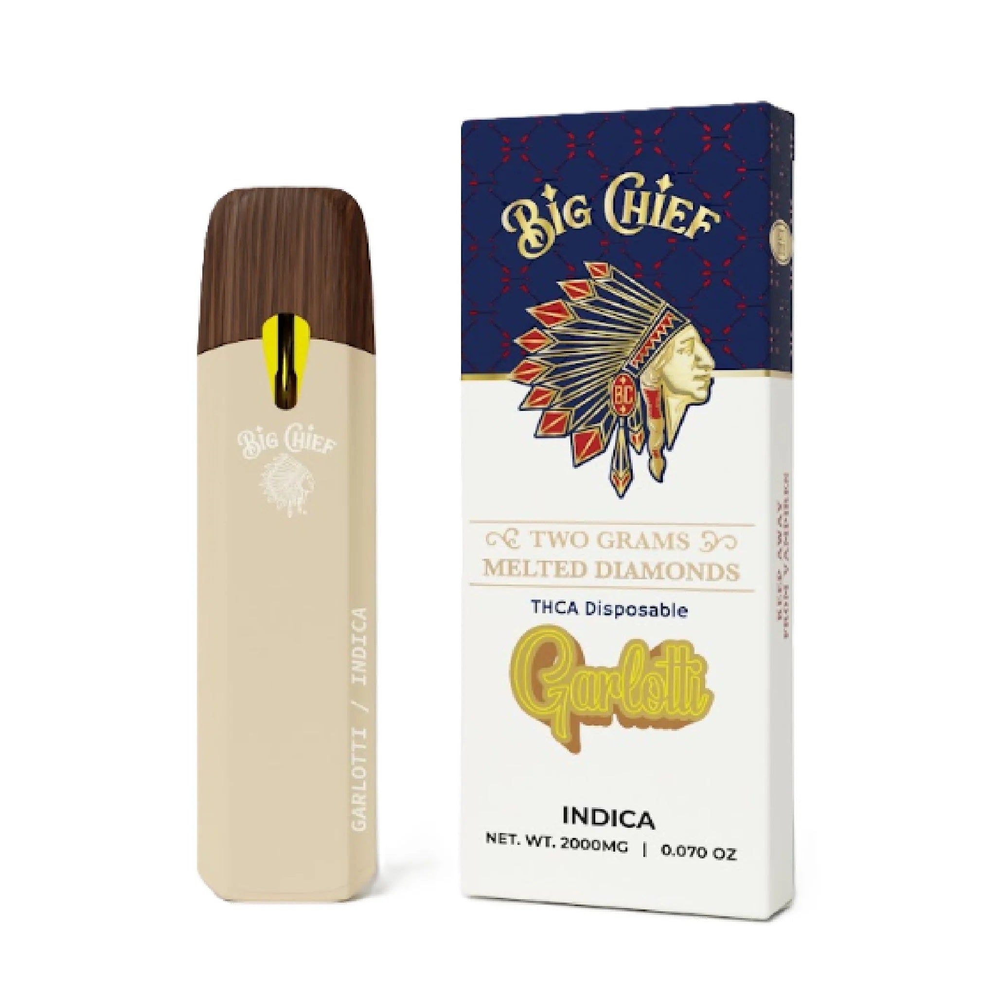 Big Chief Melted Diamonds THC-A Device - 2000mg - Image 2