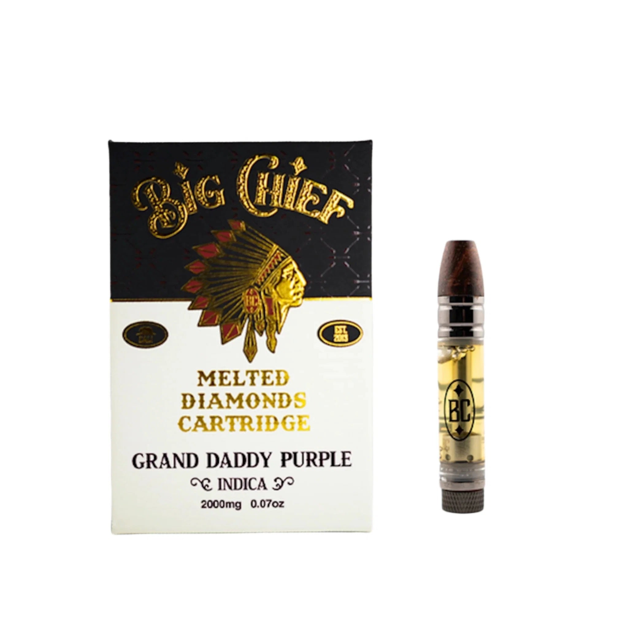 Big Chief Melted Diamonds THCA + THCP Device - 2000mg - Image 4
