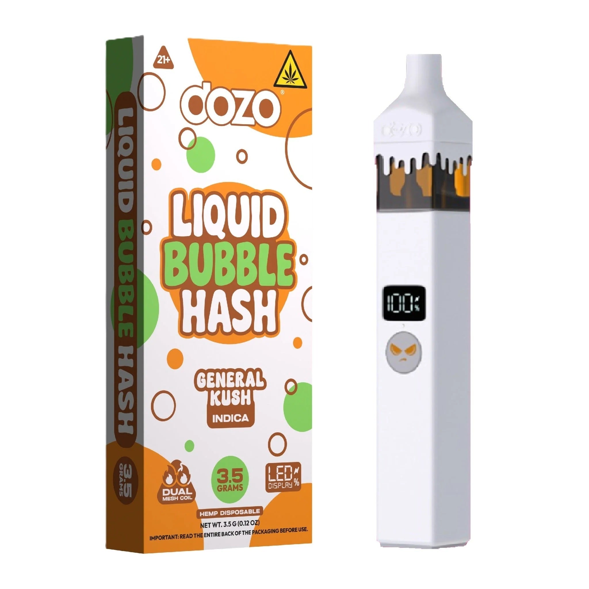 Dozo THC-A + Liquid Bubble Hash Device - 3500mg - Image 5