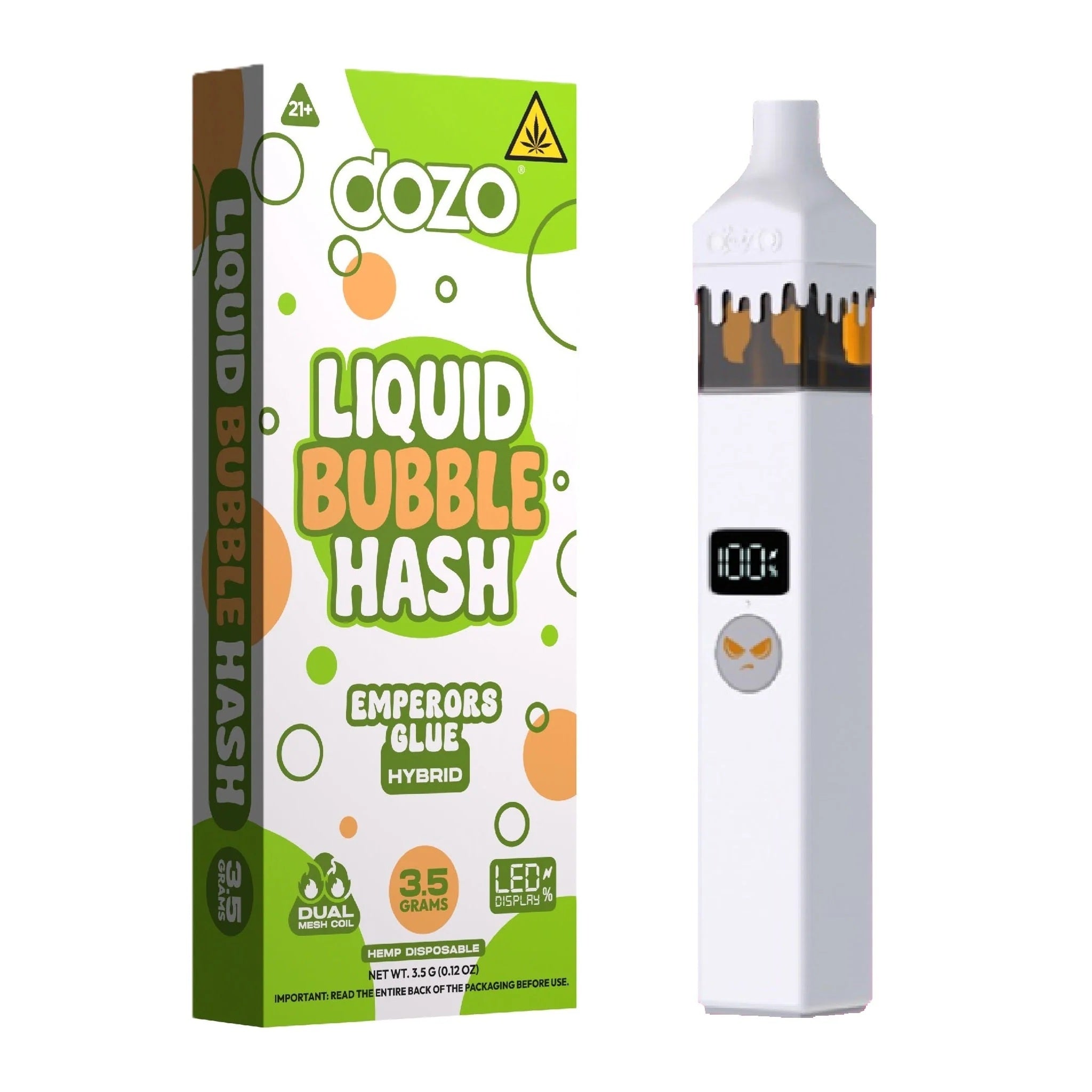 Dozo THC-A + Liquid Bubble Hash Device - 3500mg - Image 4
