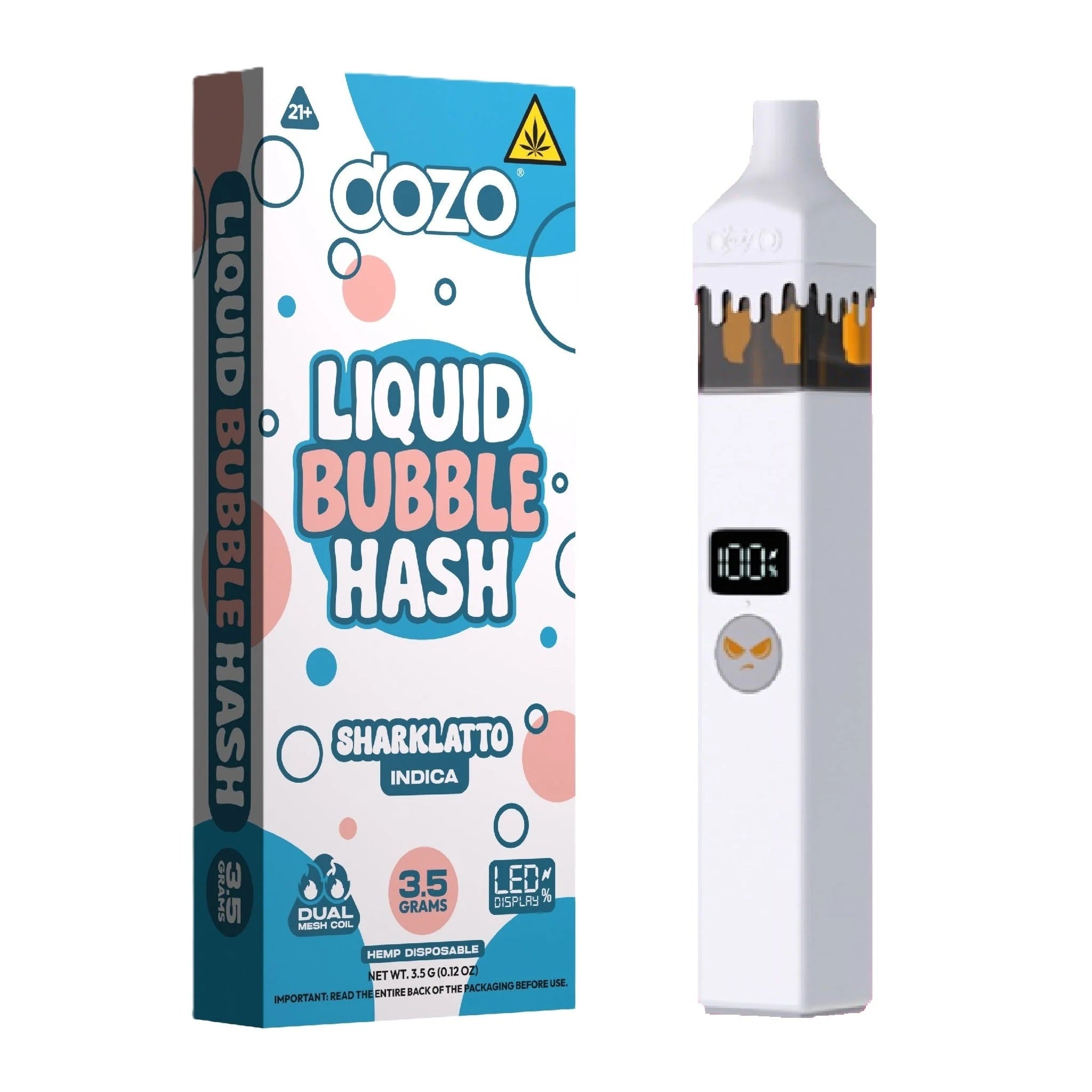 Dozo THC-A + Liquid Bubble Hash Device - 3500mg - Image 3