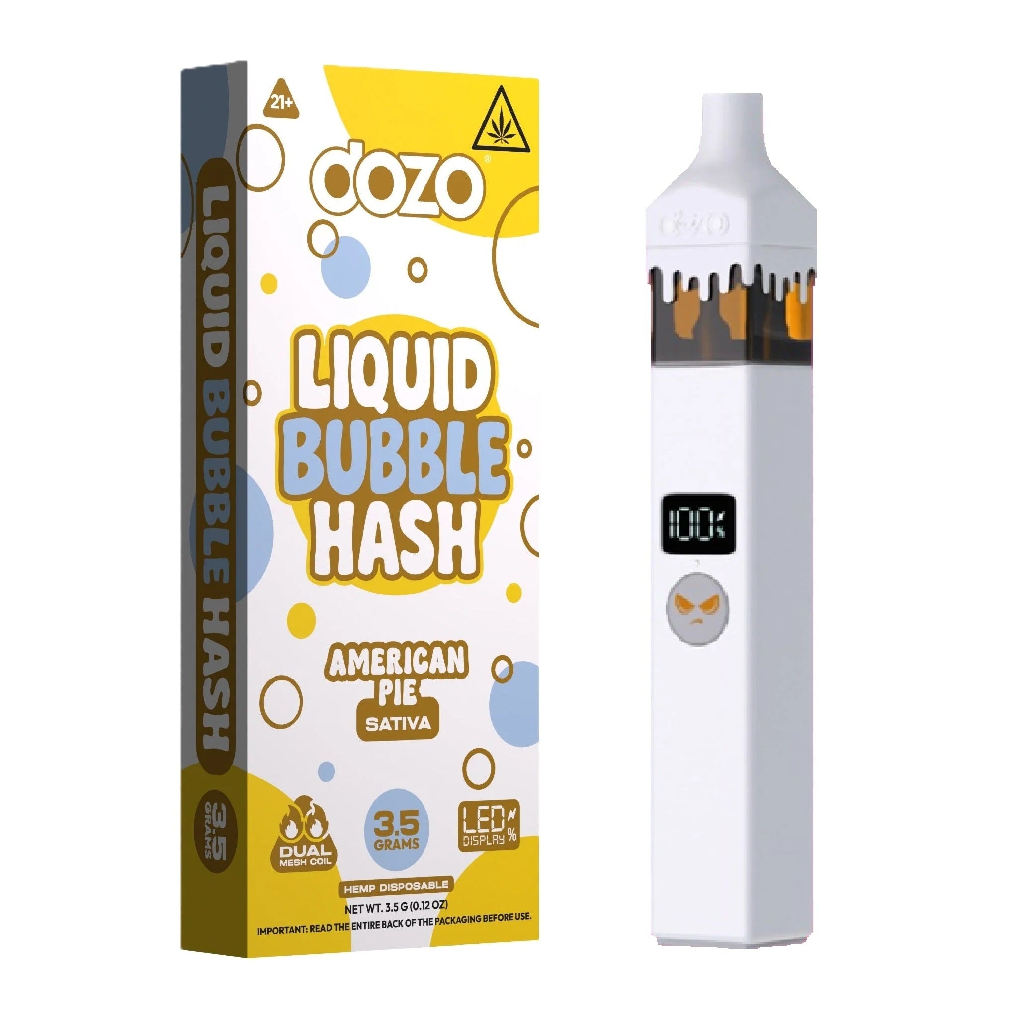 Dozo THC-A + Liquid Bubble Hash Device - 3500mg - Image 2